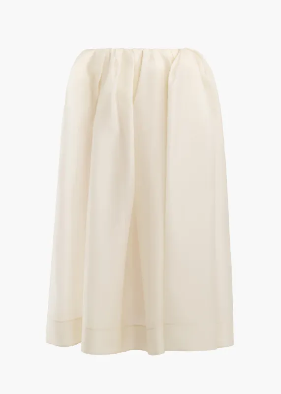 Adara Skirt in Cream made by KHAITE