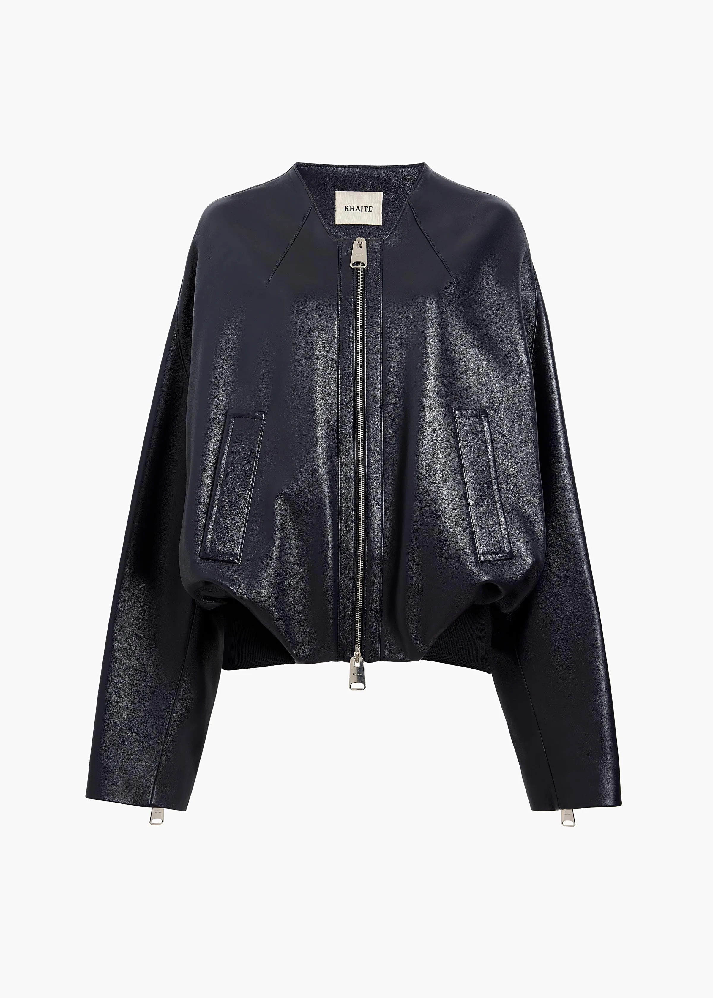 Hewit Jacket in Dark Navy sold by KHAITE