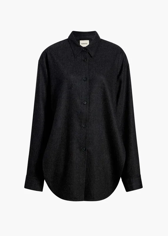 Goya Top in Charcoal made by KHAITE
