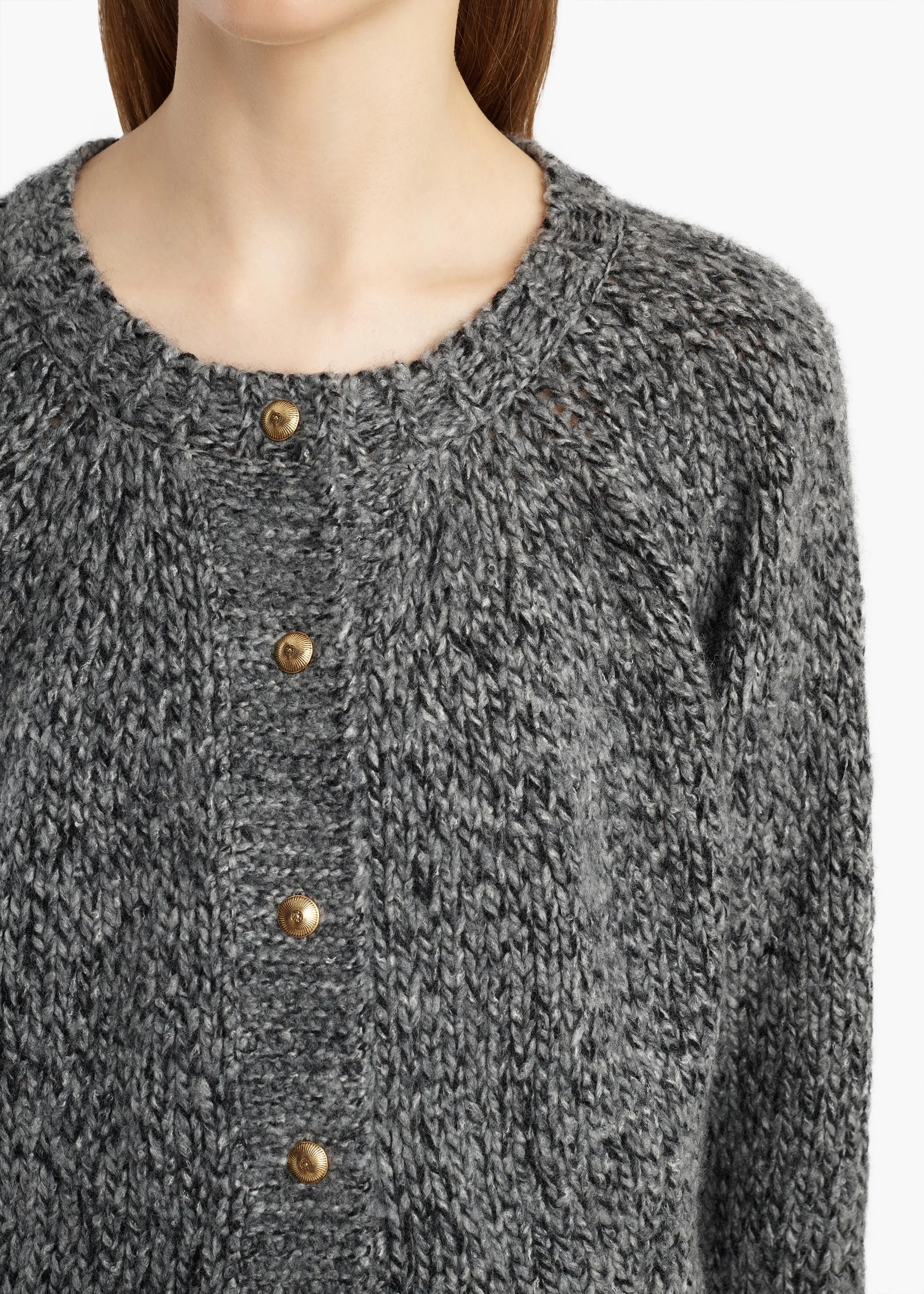 Niels Cardigan in Sterling sold by KHAITE product image thumbnail 5