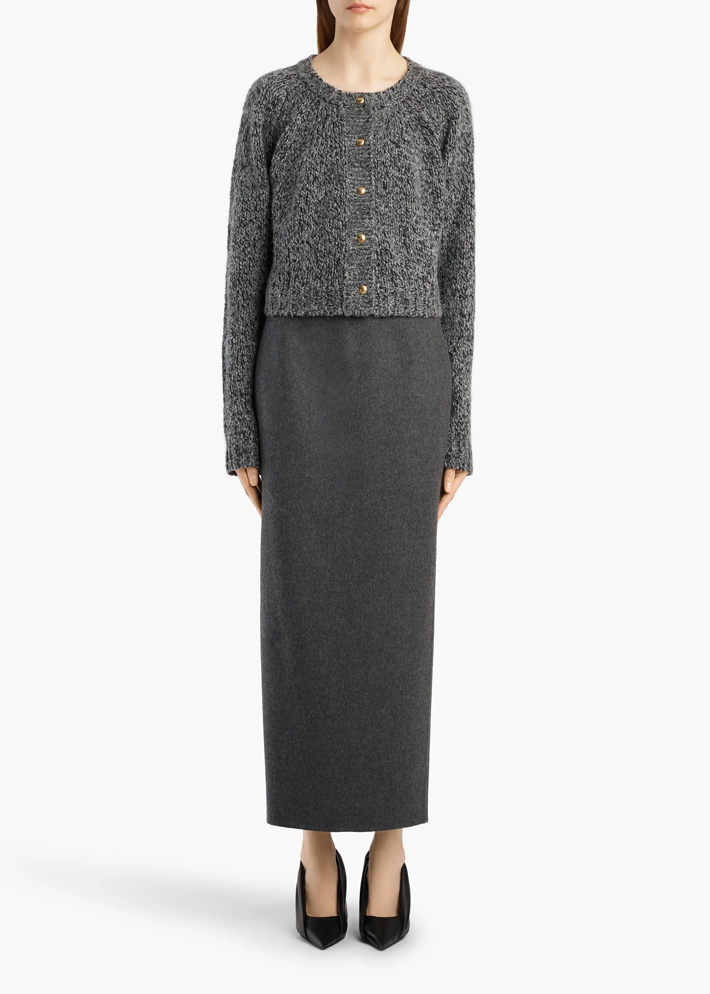 Niels Cardigan in Sterling sold by KHAITE product image thumbnail 2
