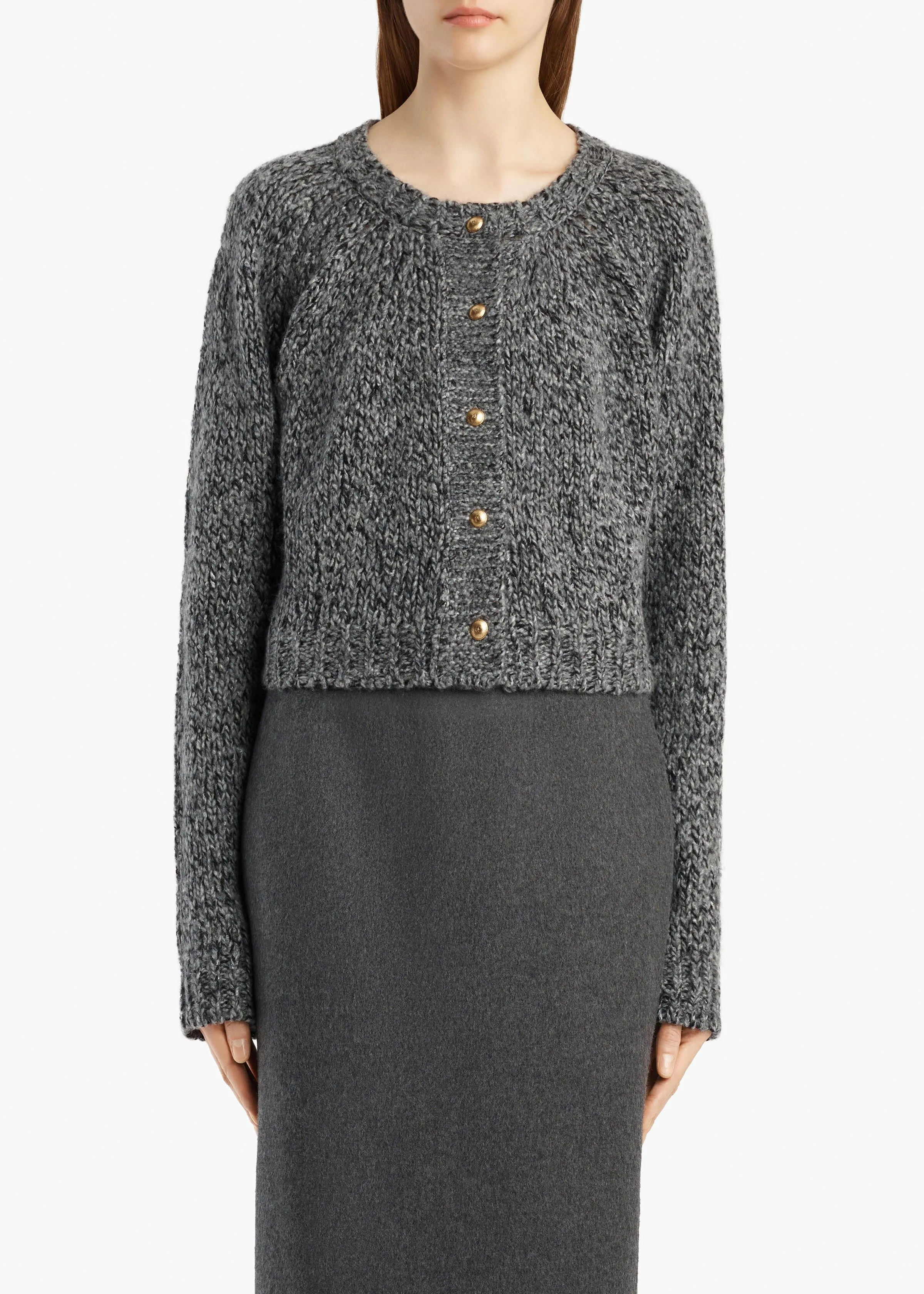 Niels Cardigan in Sterling sold by KHAITE product image thumbnail 3