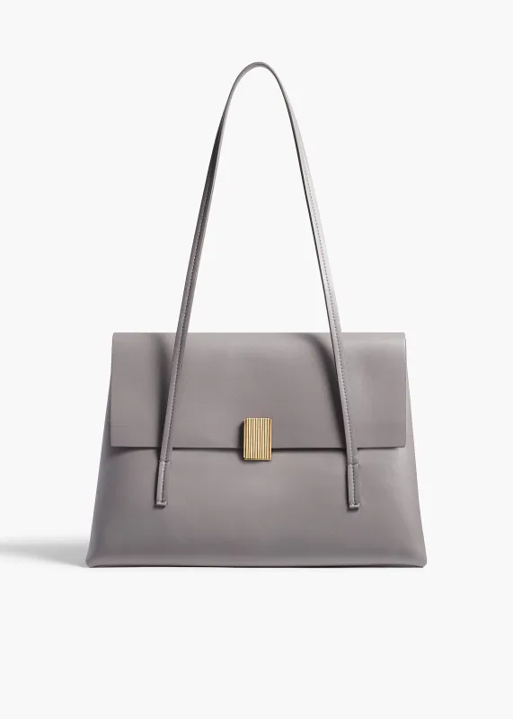 Soft Blake Shoulder Bag in Dark Haze made by KHAITE