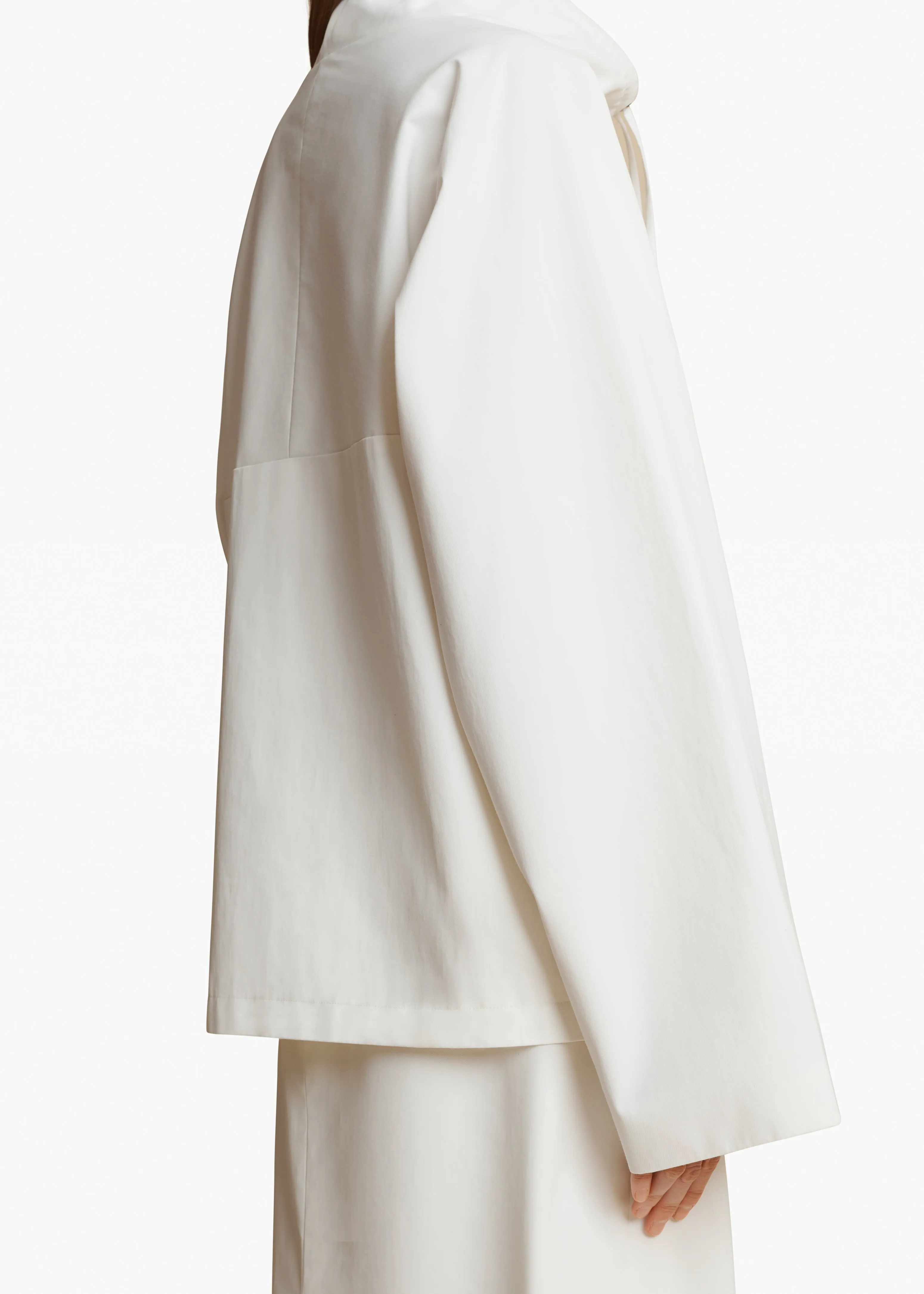 Paulson Jacket in Chalk sold by KHAITE product image thumbnail 5