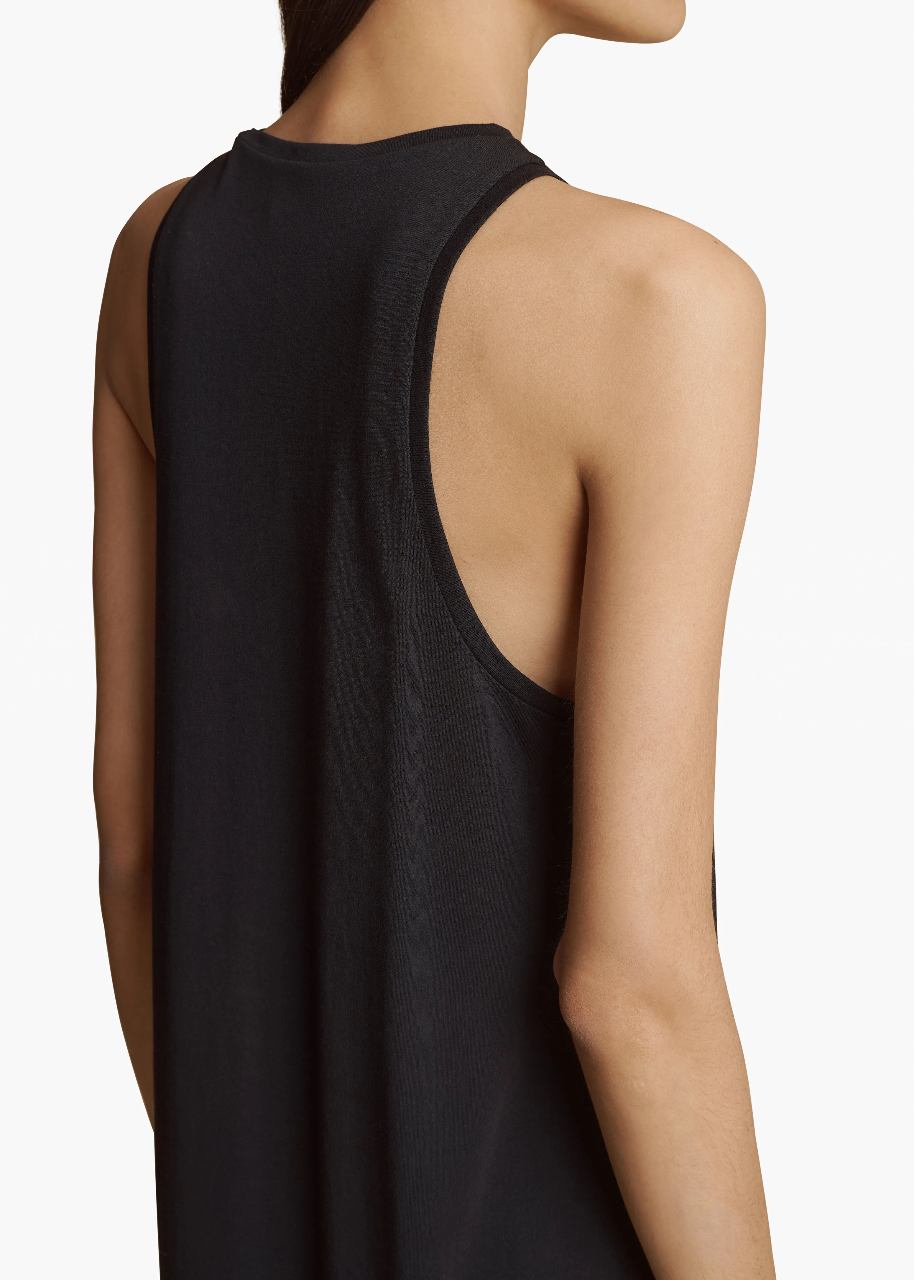 Vernetta Dress in Black sold by KHAITE product image thumbnail 5