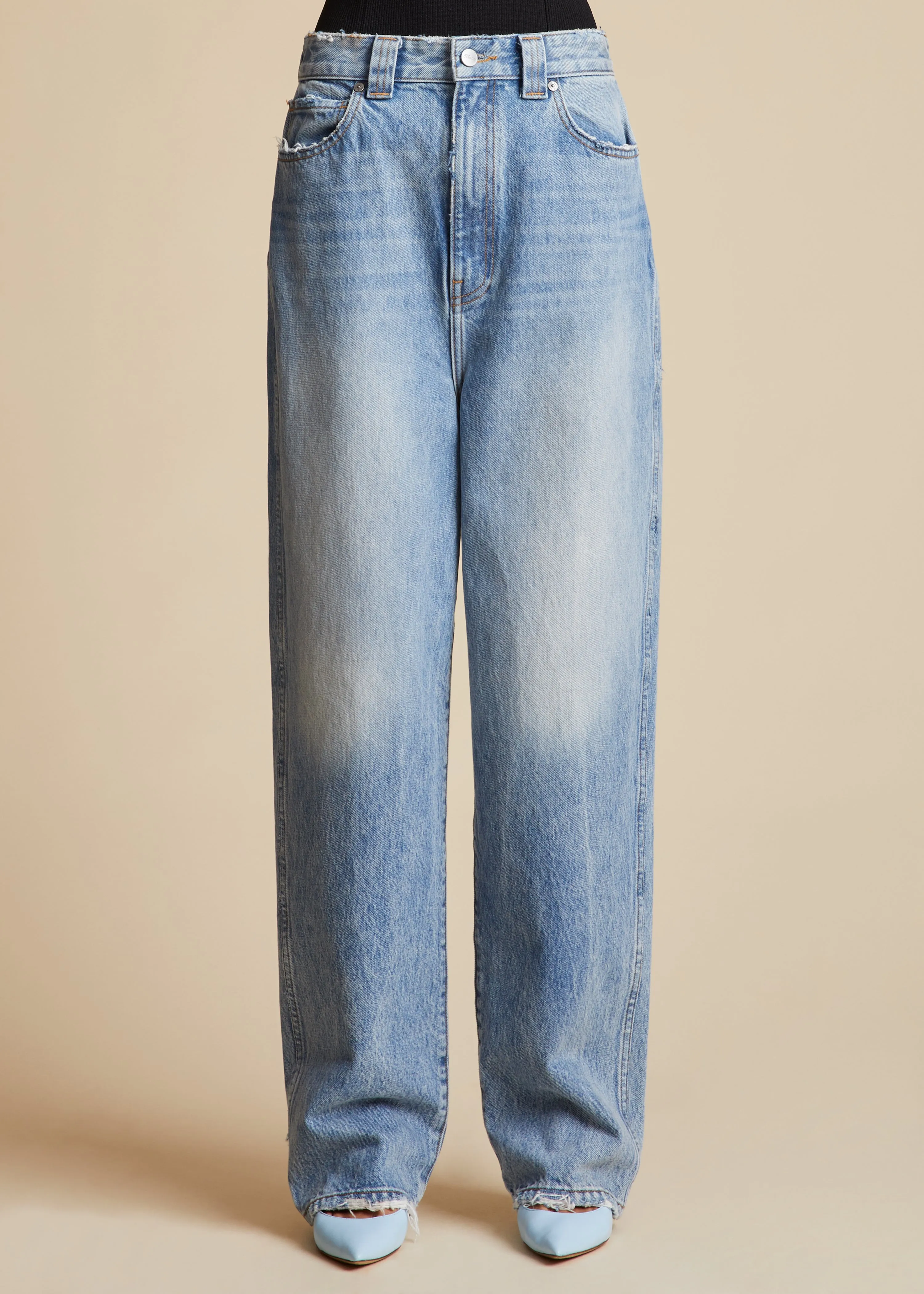 The Martin Jean in Distressed Bryce sold by KHAITE product image thumbnail 2