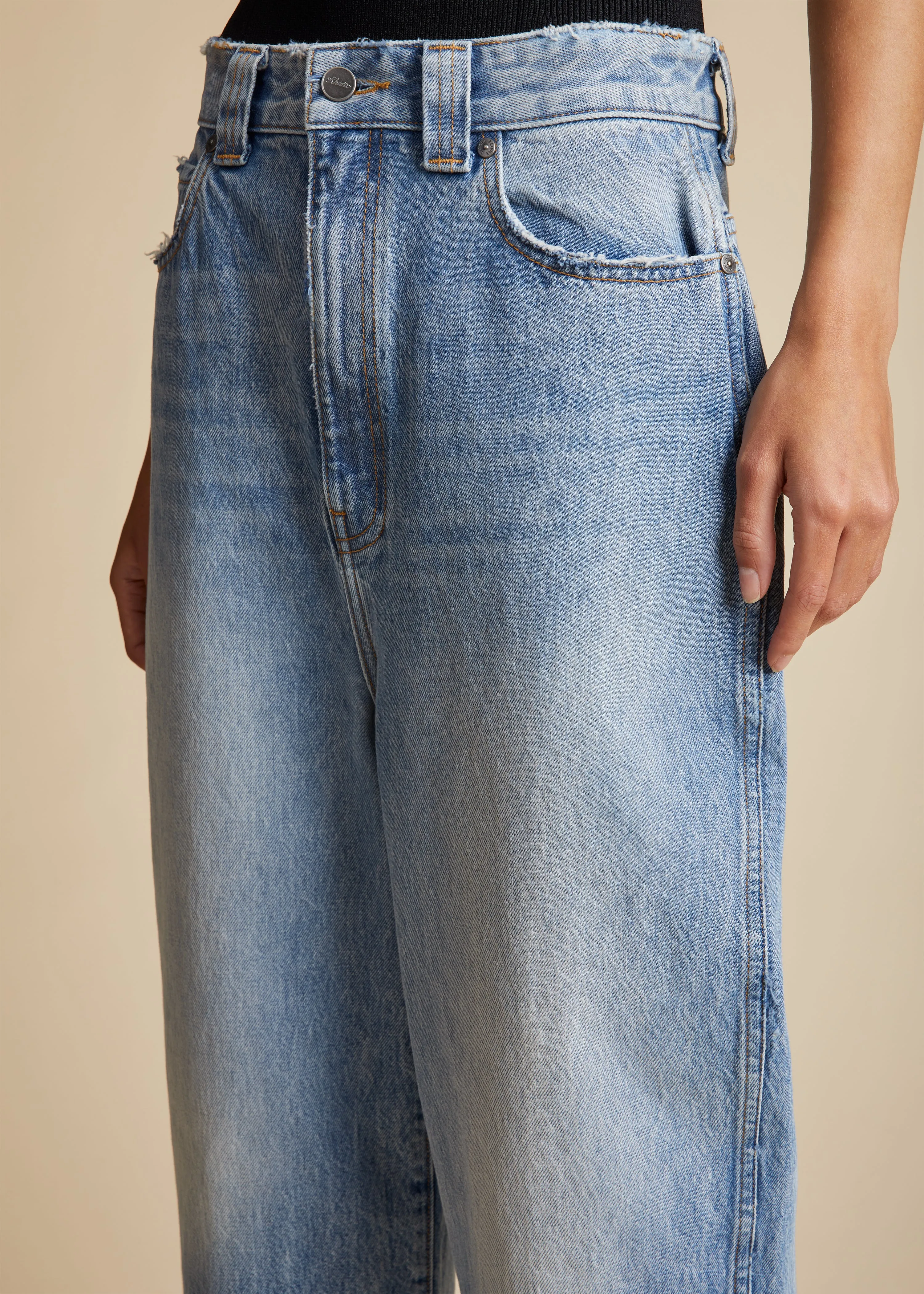 The Martin Jean in Distressed Bryce sold by KHAITE product image thumbnail 5