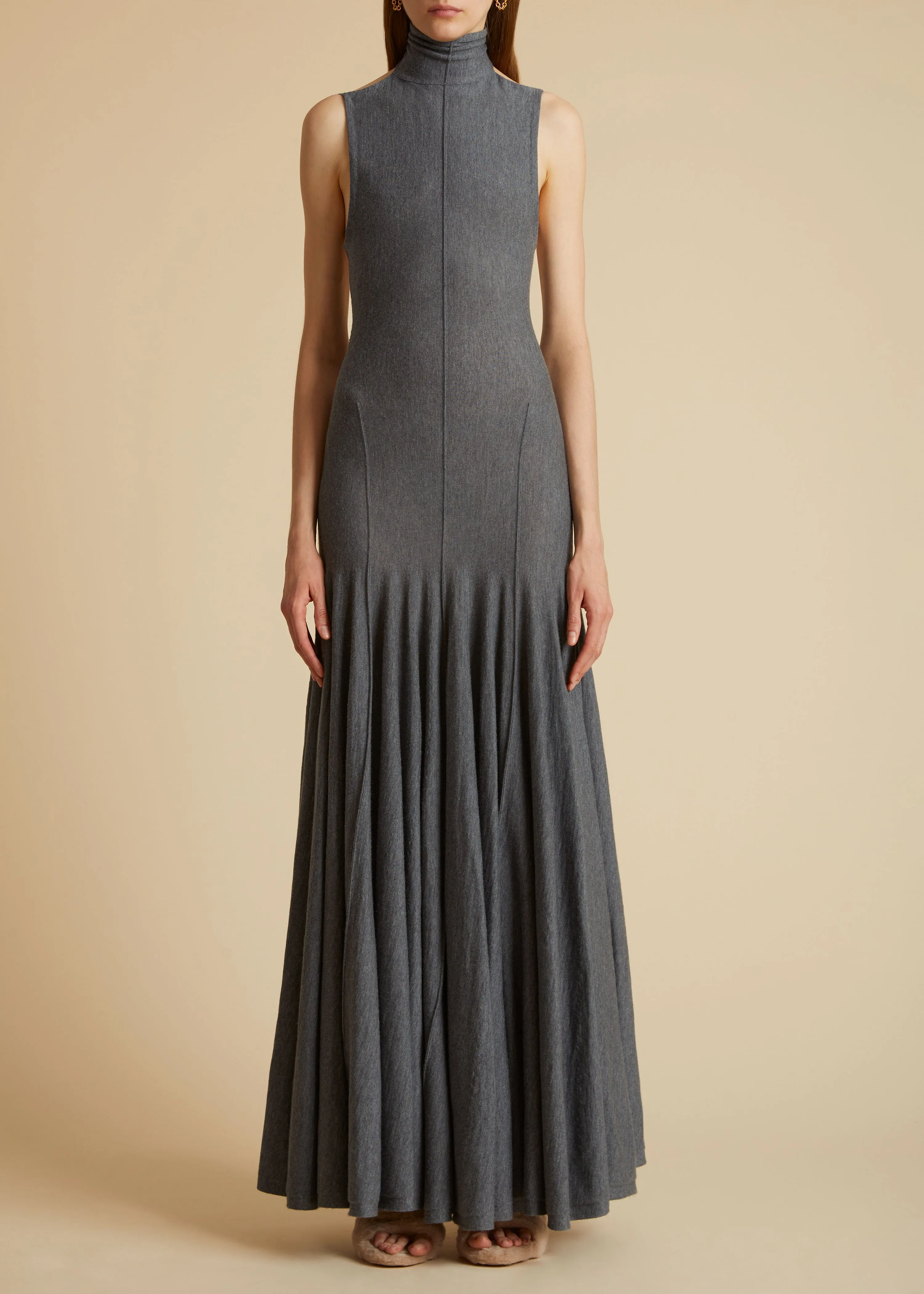 Romee Dress in Sterling sold by KHAITE product image thumbnail 3