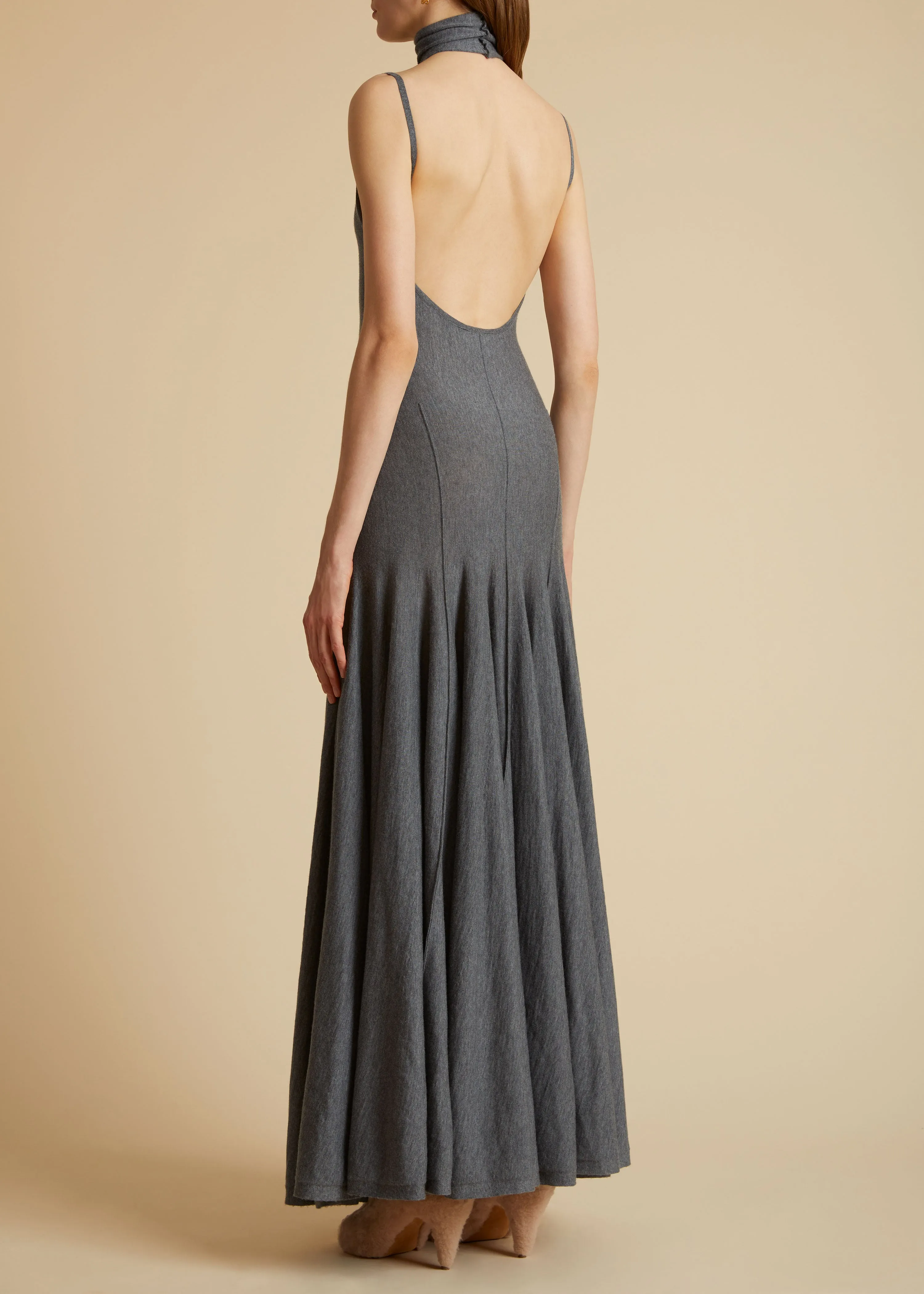 Romee Dress in Sterling sold by KHAITE product image thumbnail 4