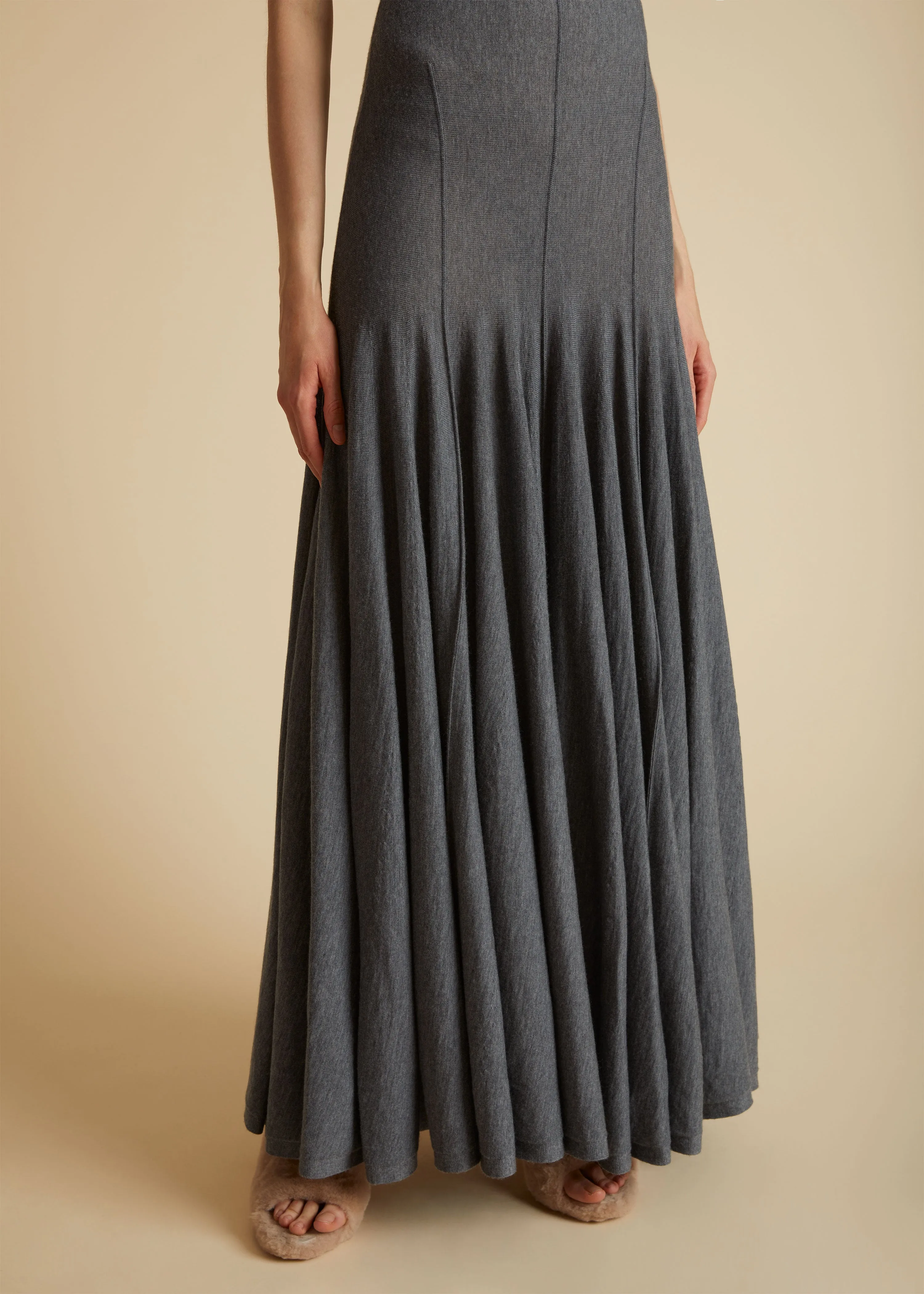 Romee Dress in Sterling sold by KHAITE product image thumbnail 5