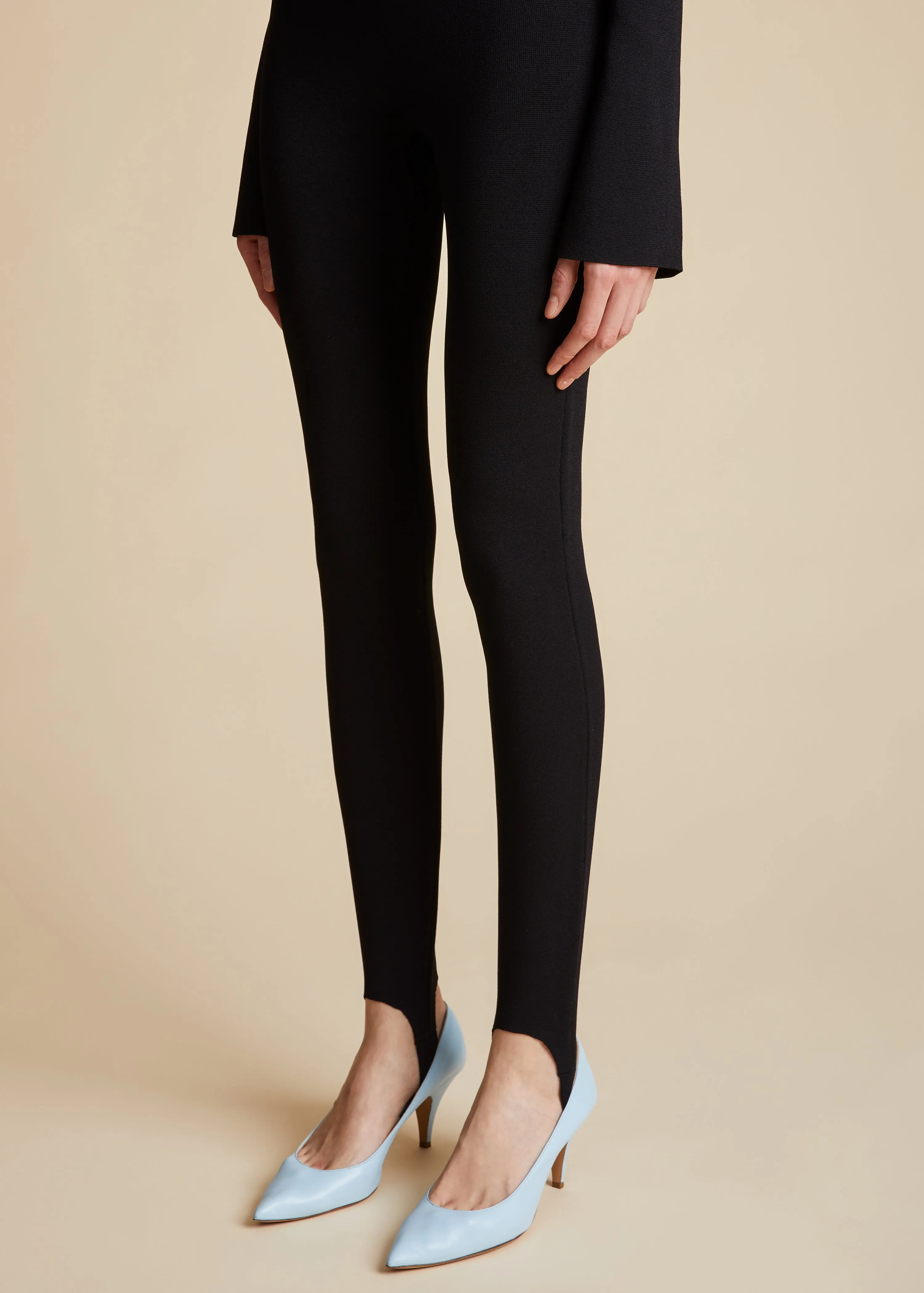 The Trinity Catsuit in Black sold by KHAITE product image thumbnail 4