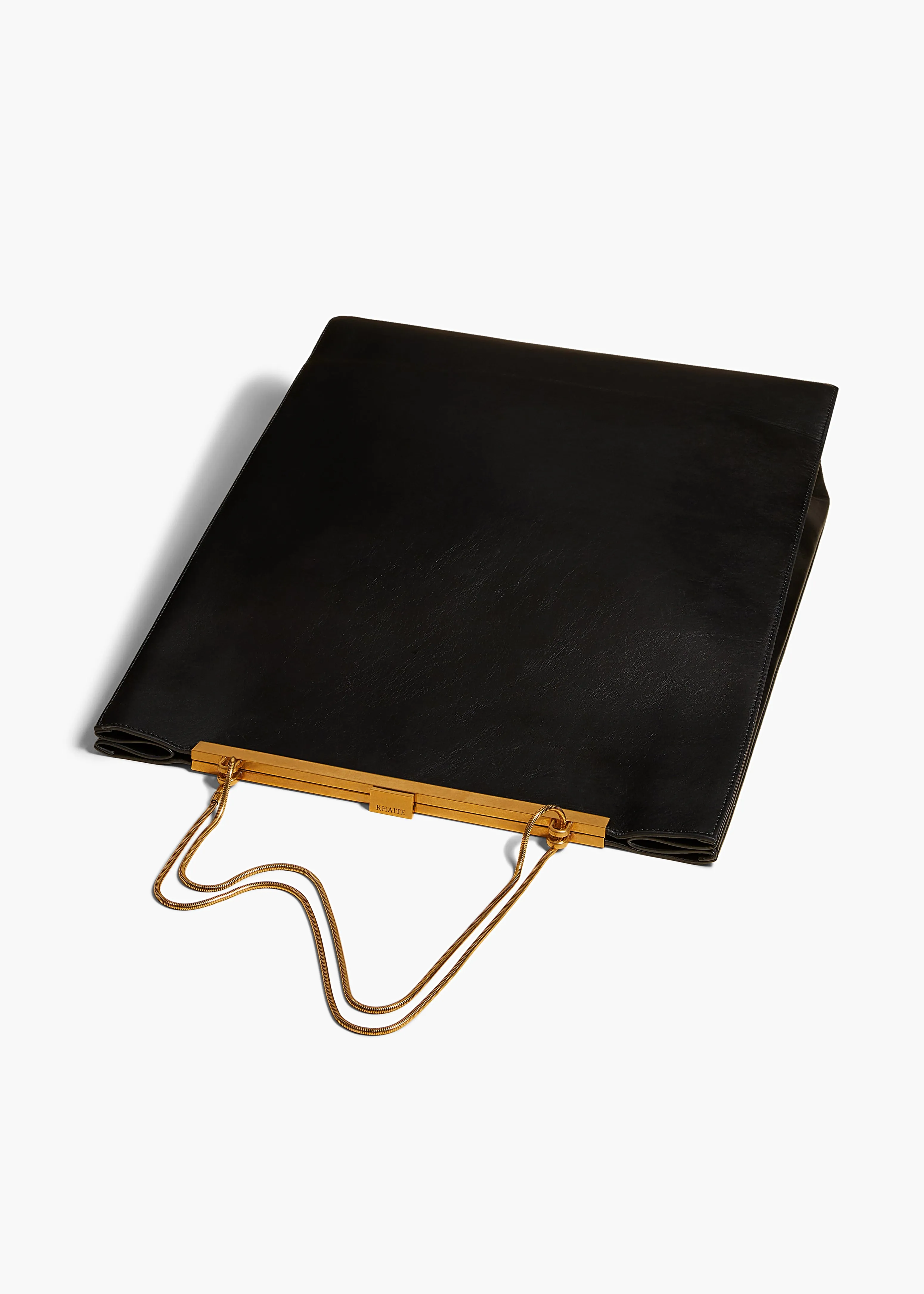 Augusta Chain Tote in Black Leather sold by KHAITE product image thumbnail 3