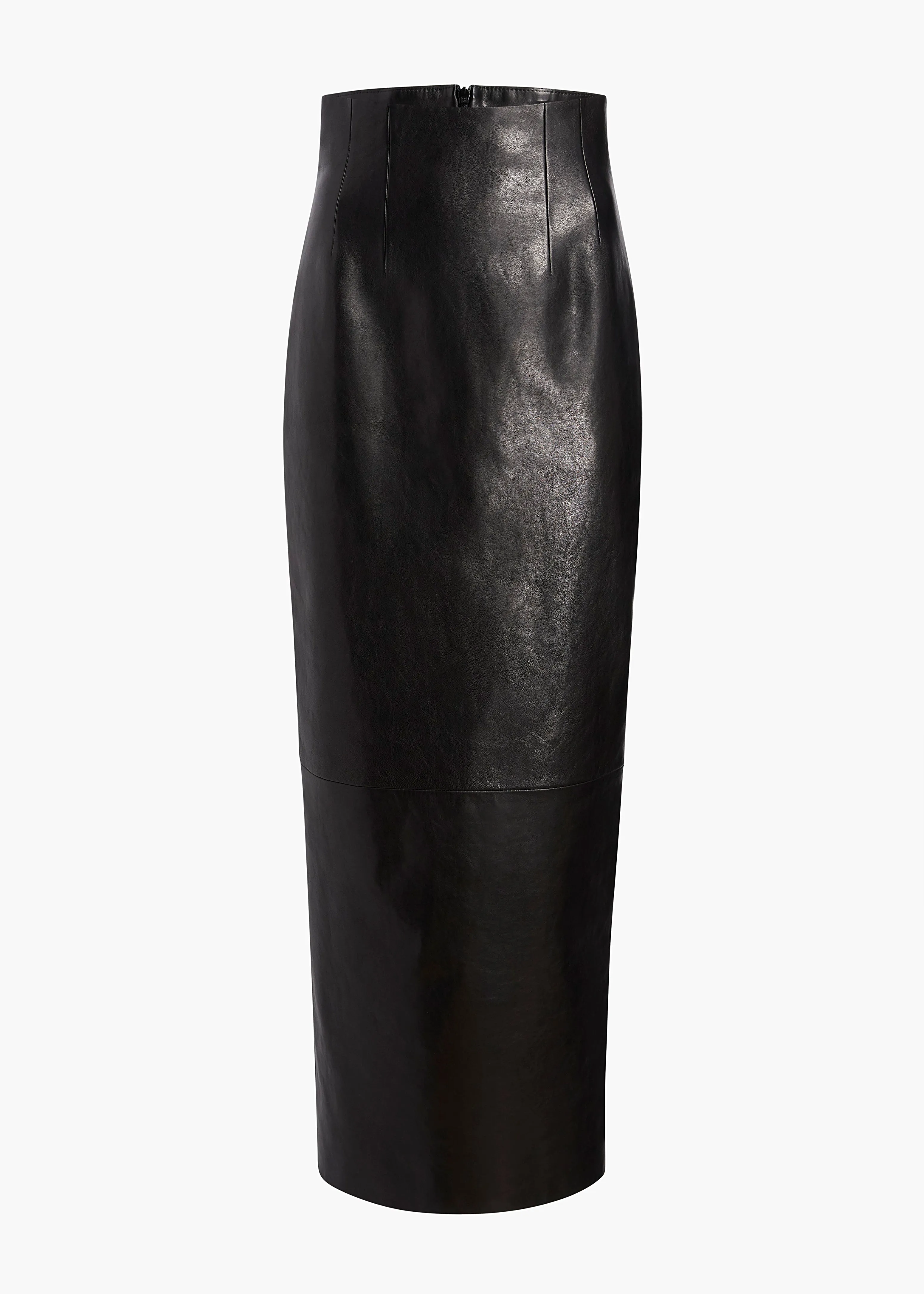 Loxley Skirt in Black Leather sold by KHAITE