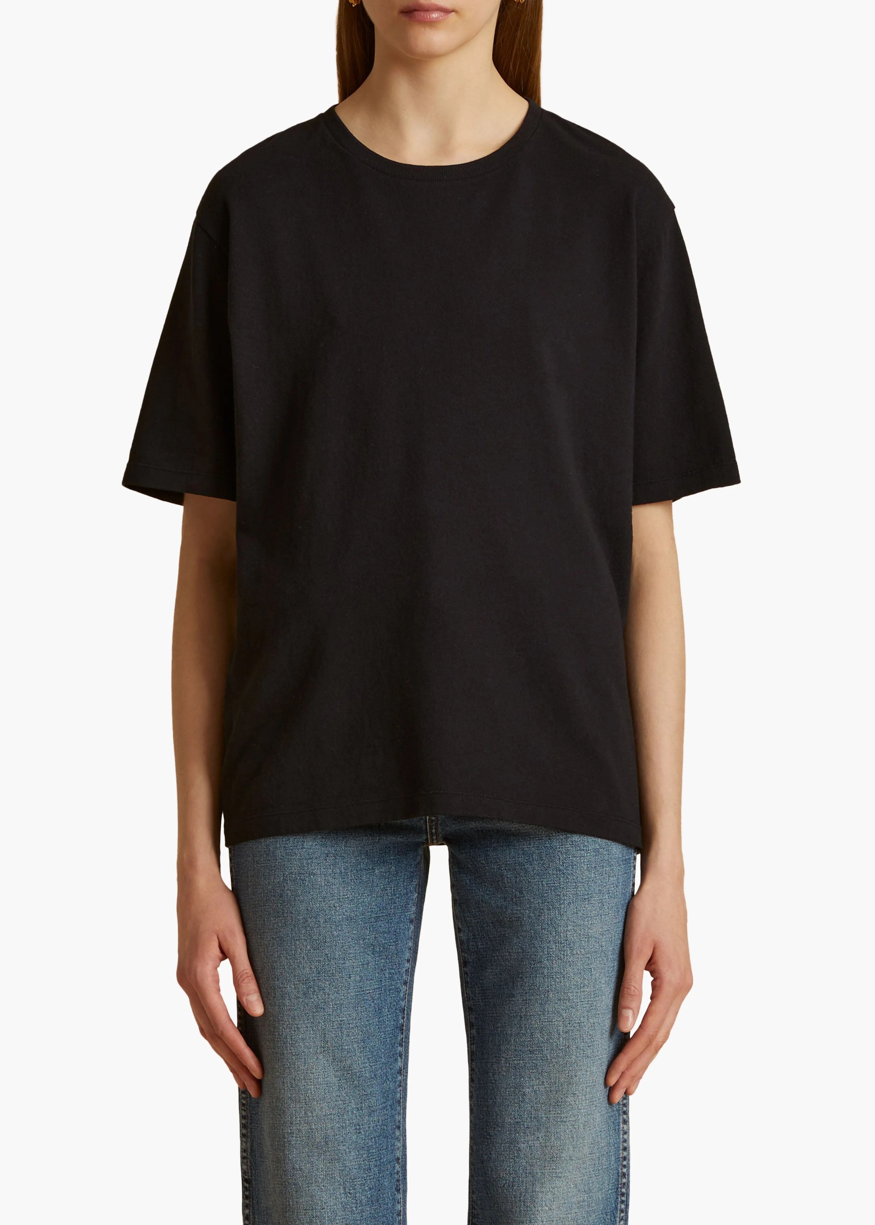 Mae T-Shirt in Black sold by KHAITE product image thumbnail 3