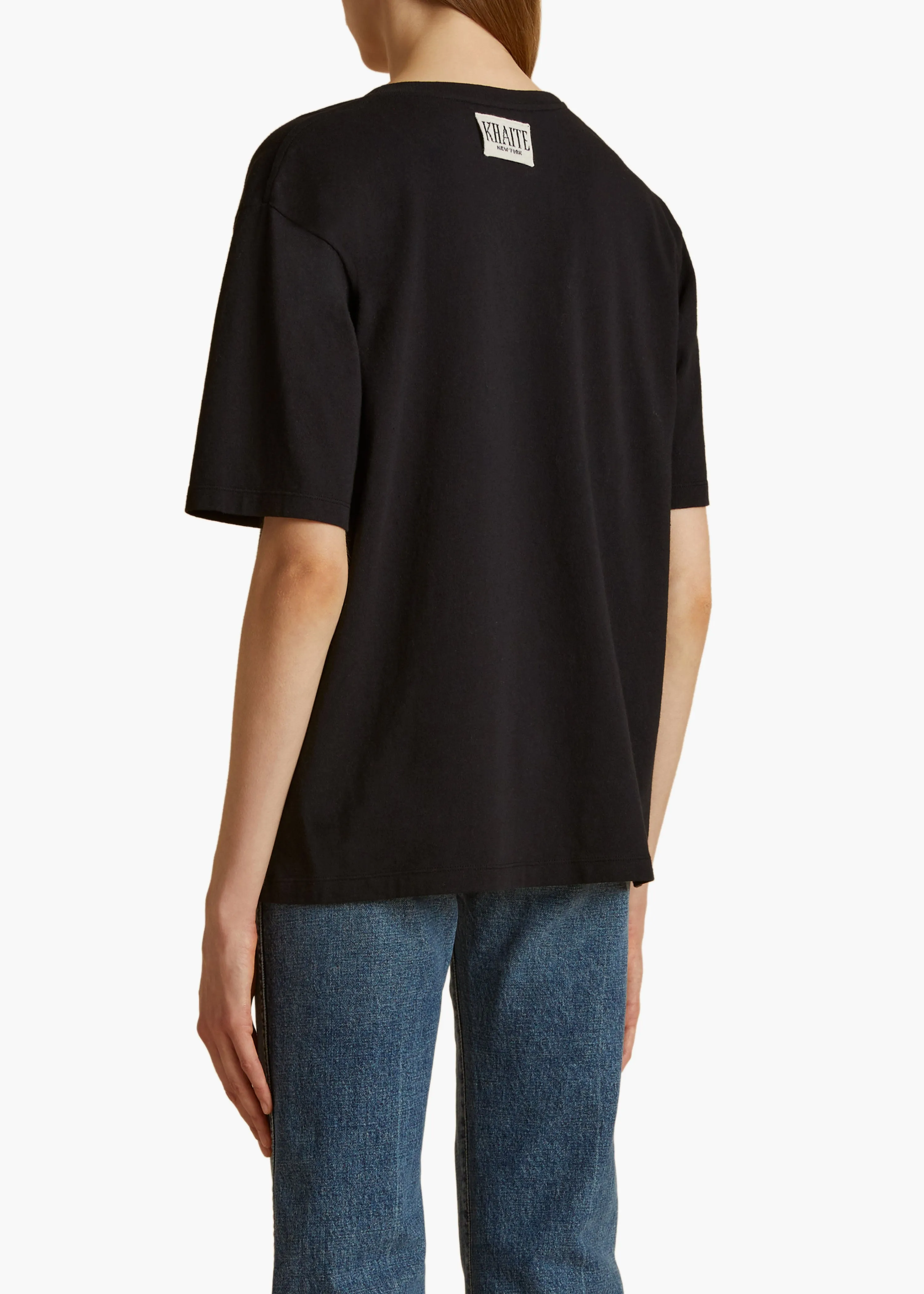 Mae T-Shirt in Black sold by KHAITE product image thumbnail 4