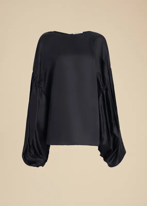 Quico Top in Black sold by KHAITE