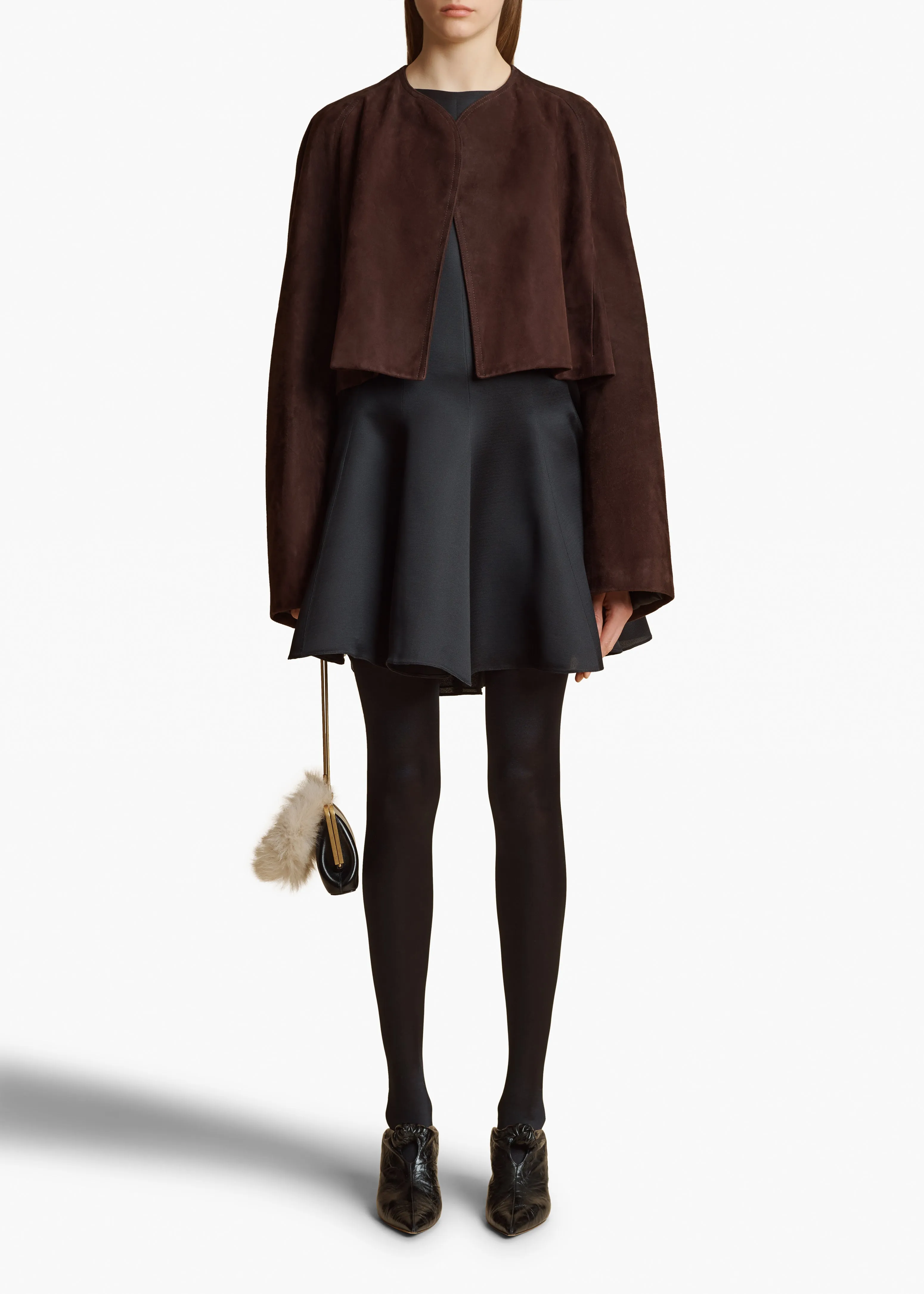 Garothy Jacket in Dark Brown sold by KHAITE product image thumbnail 2