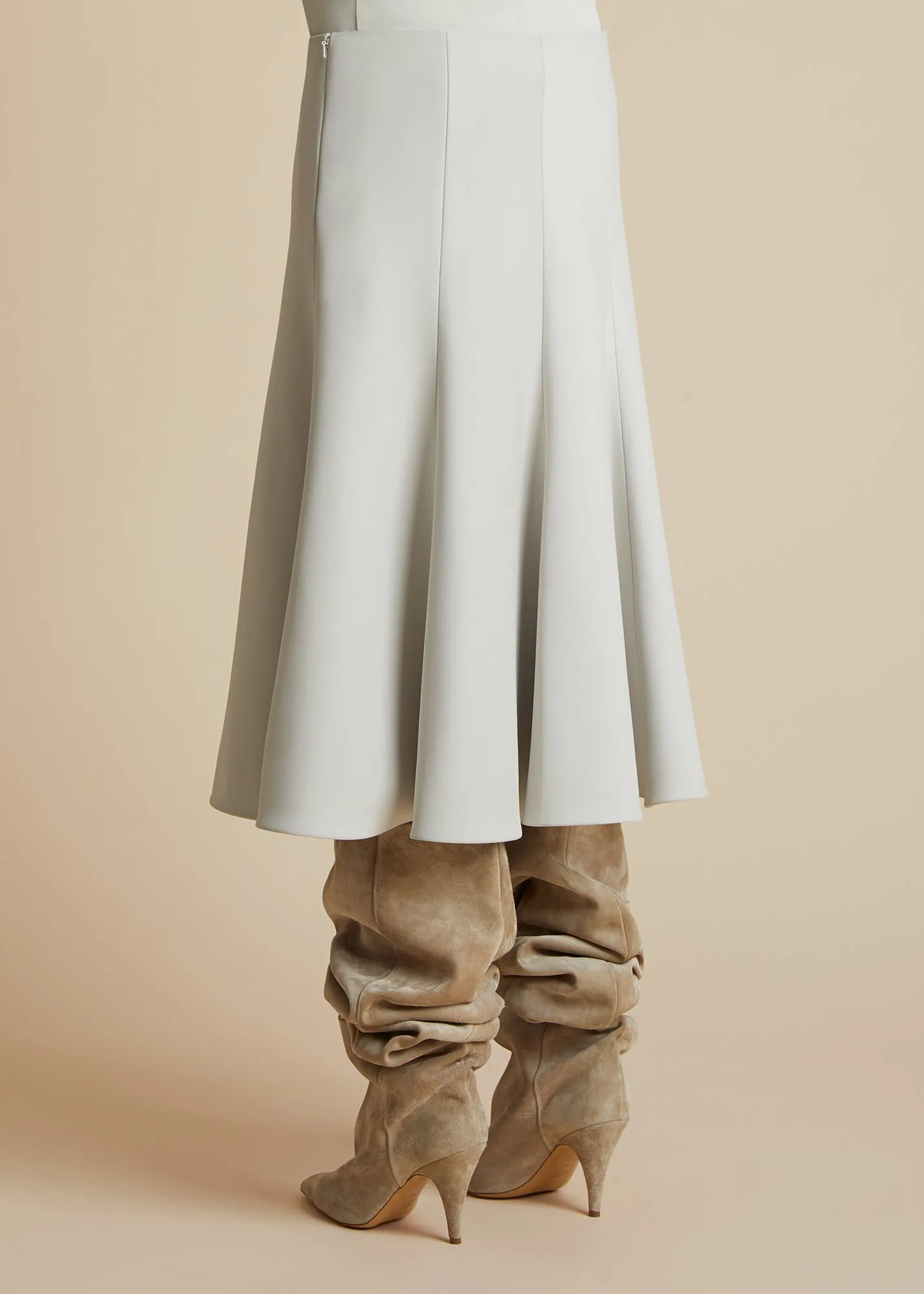The Lennox Skirt in Nimbus sold by KHAITE product image thumbnail 3