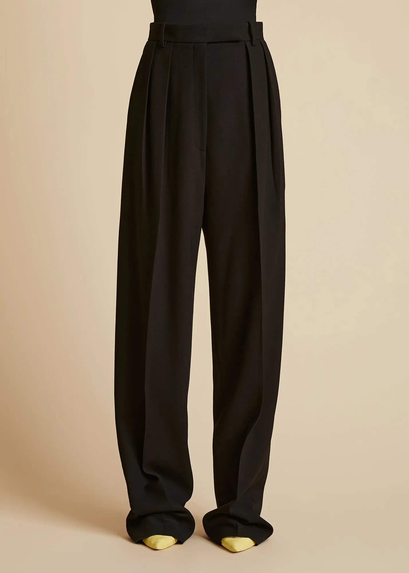 The Cessie Pant in Black sold by KHAITE product image thumbnail 2