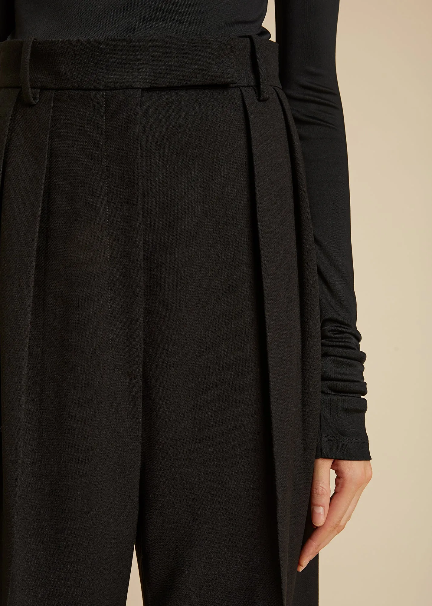 The Cessie Pant in Black sold by KHAITE product image thumbnail 4
