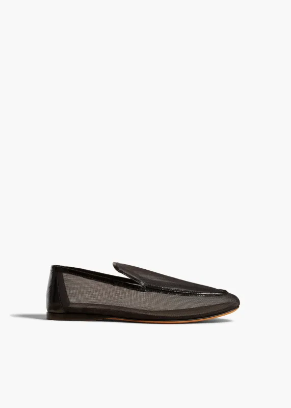 Alessia Loafer in Black Mesh sold by KHAITE