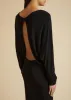 The Trina Dress in Black sold by KHAITE
