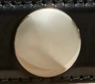 Benny Belt with Studs in Black Leather and Silver sold by KHAITE product image thumbnail 4