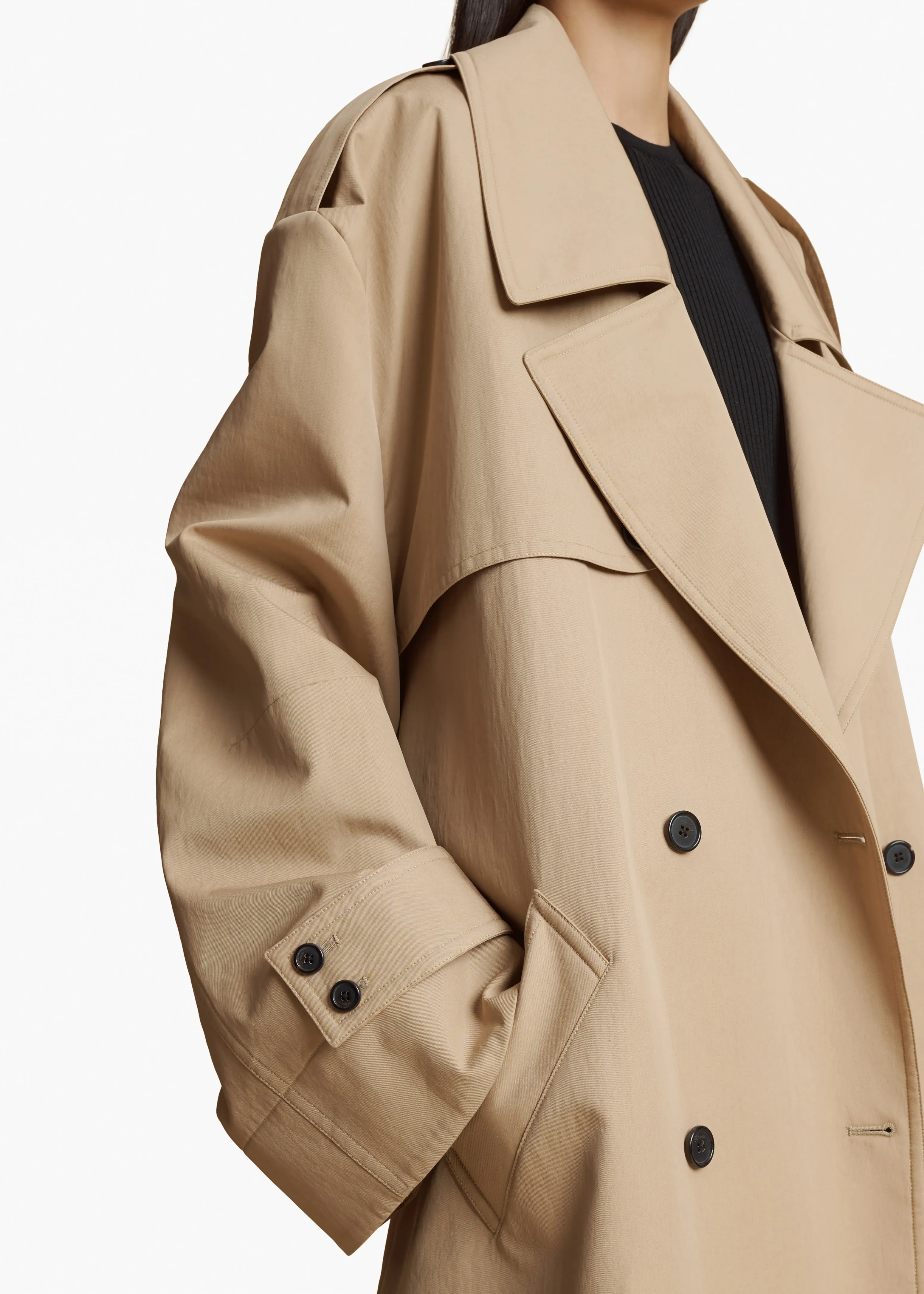 Mazlow Trench in Beige sold by KHAITE product image thumbnail 5