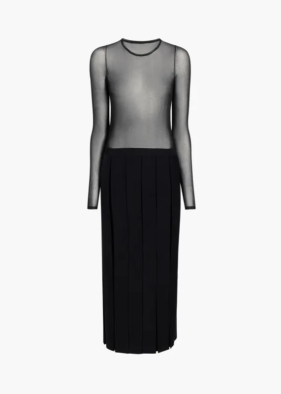 [Avex] Loira Dress in Black sold by KHAITE