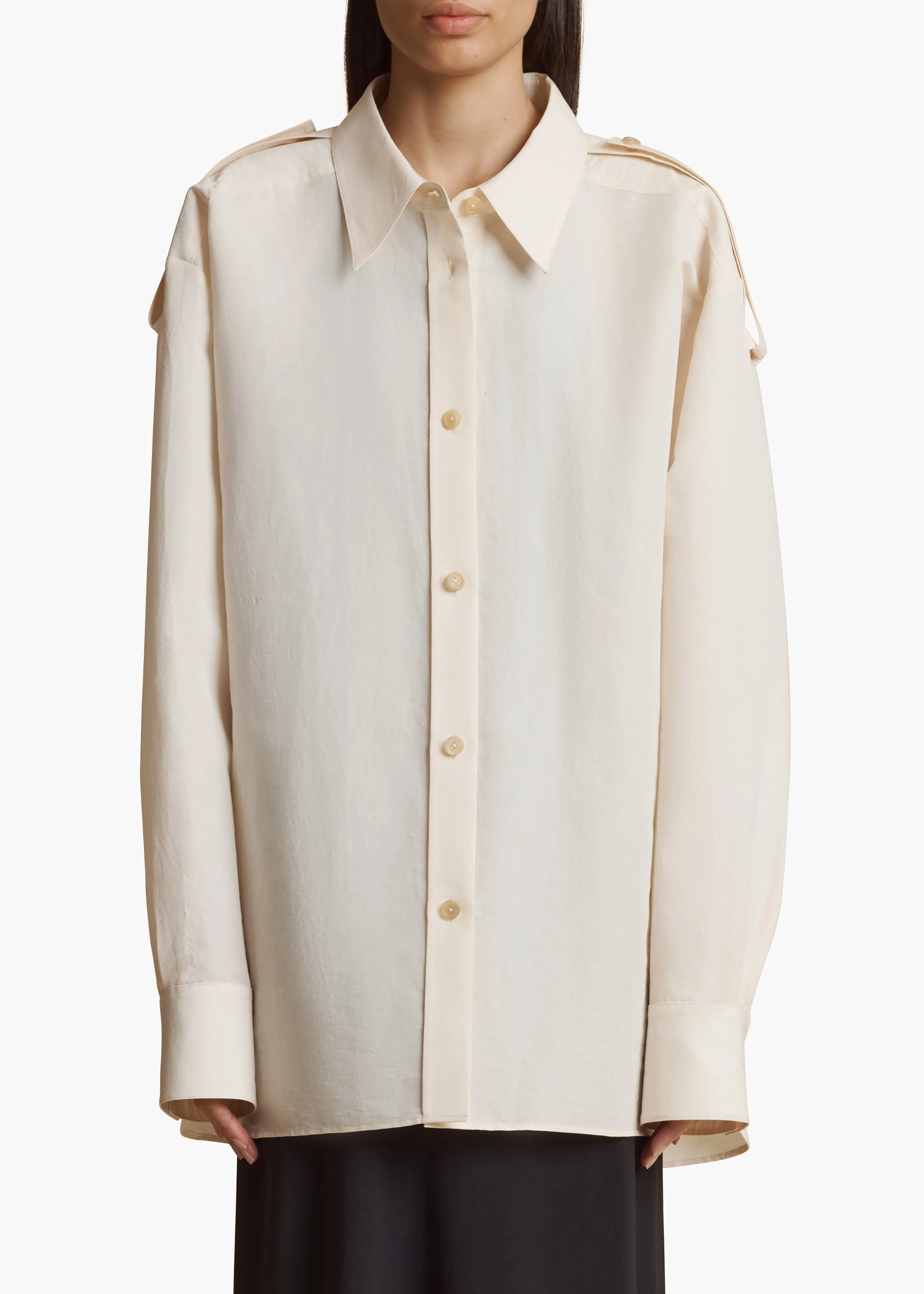 Tamal Top in Natural sold by KHAITE product image thumbnail 3