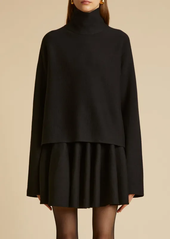 The Sree Top in Black sold by KHAITE