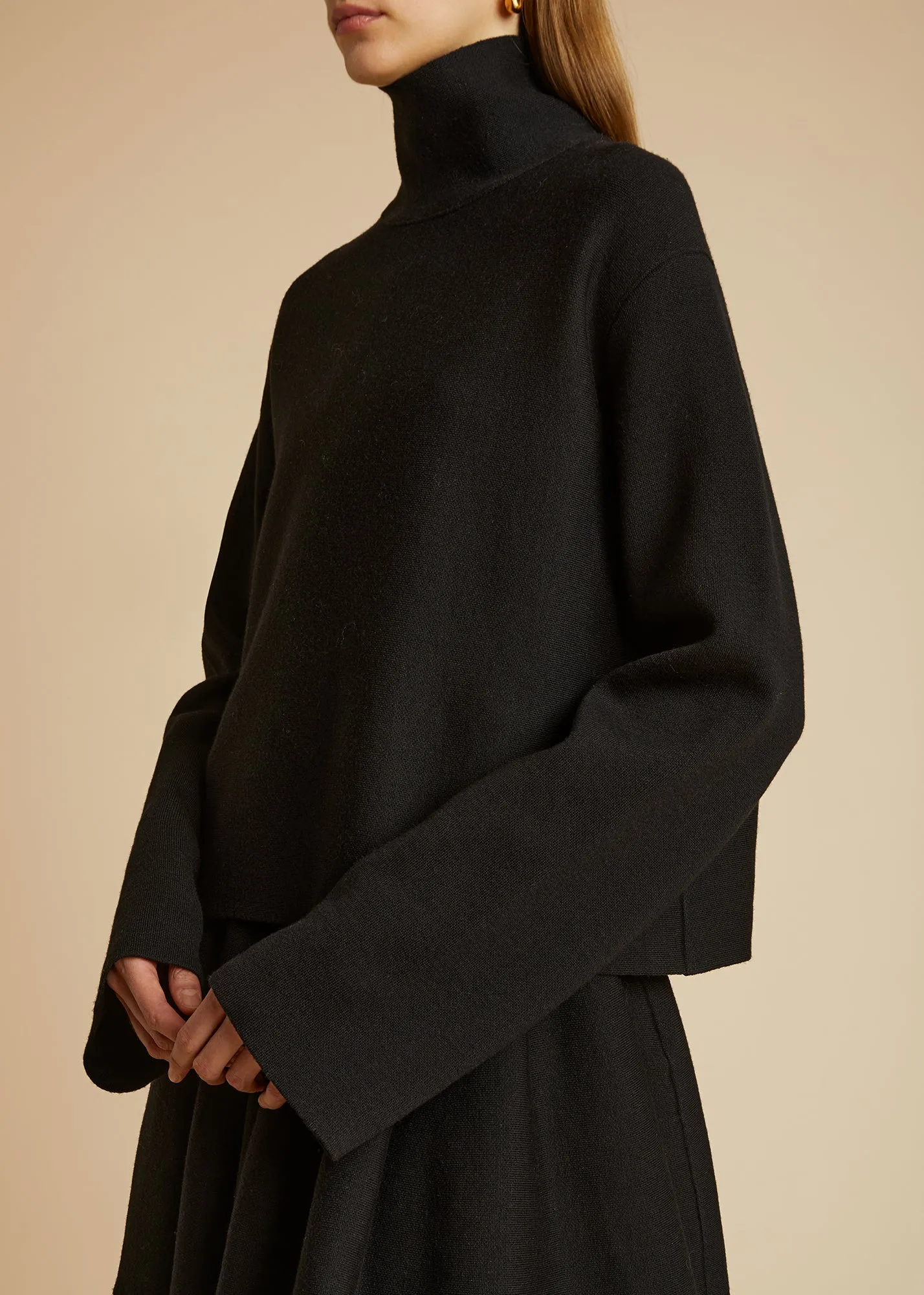 The Sree Top in Black sold by KHAITE product image thumbnail 4