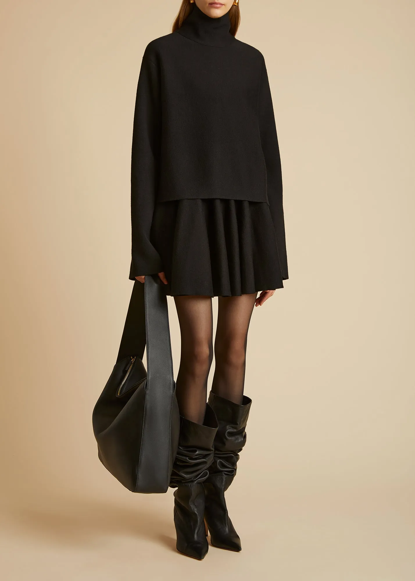 The Sree Top in Black sold by KHAITE product image thumbnail 2