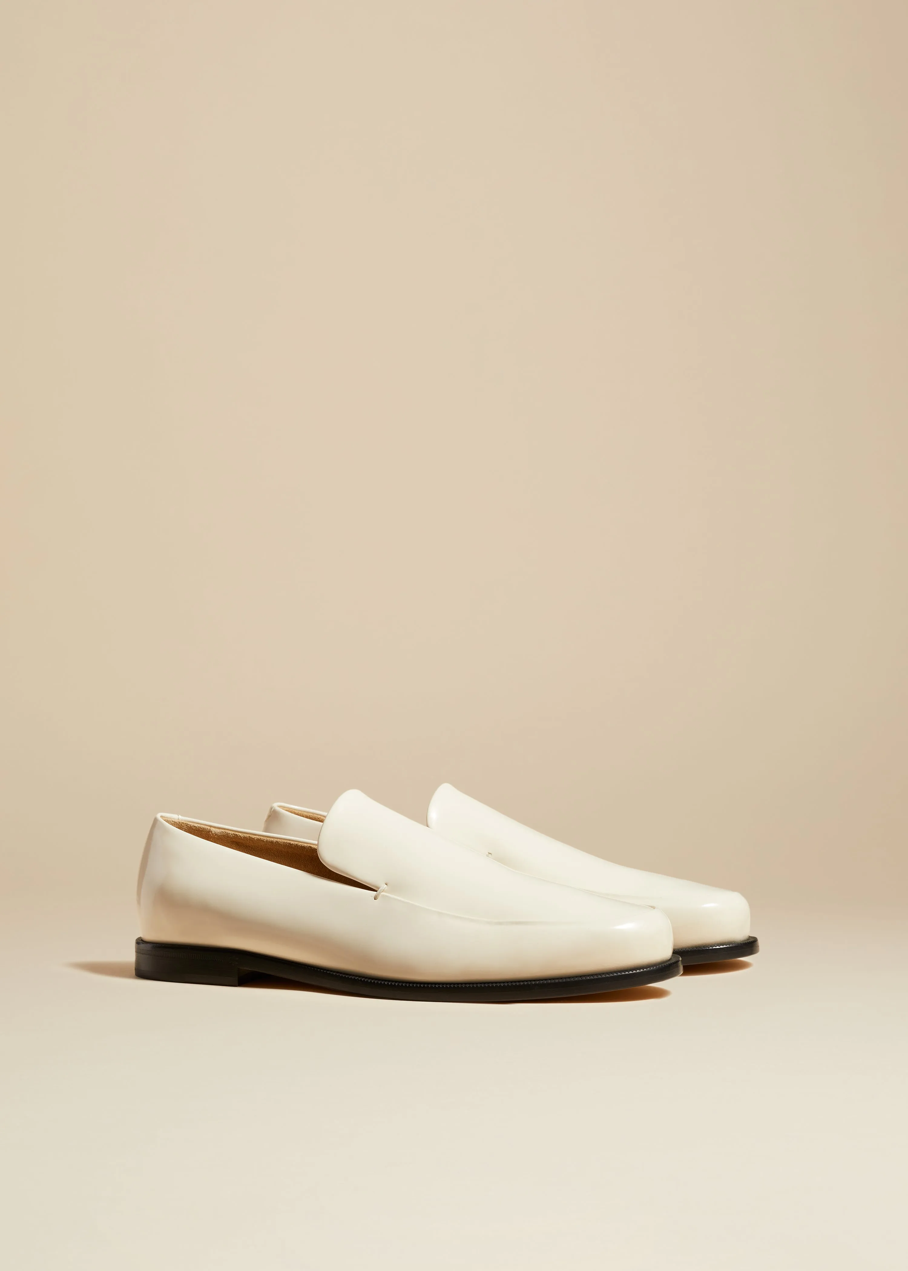 The Alessio Loafer in Off-White Leather sold by KHAITE product image thumbnail 2