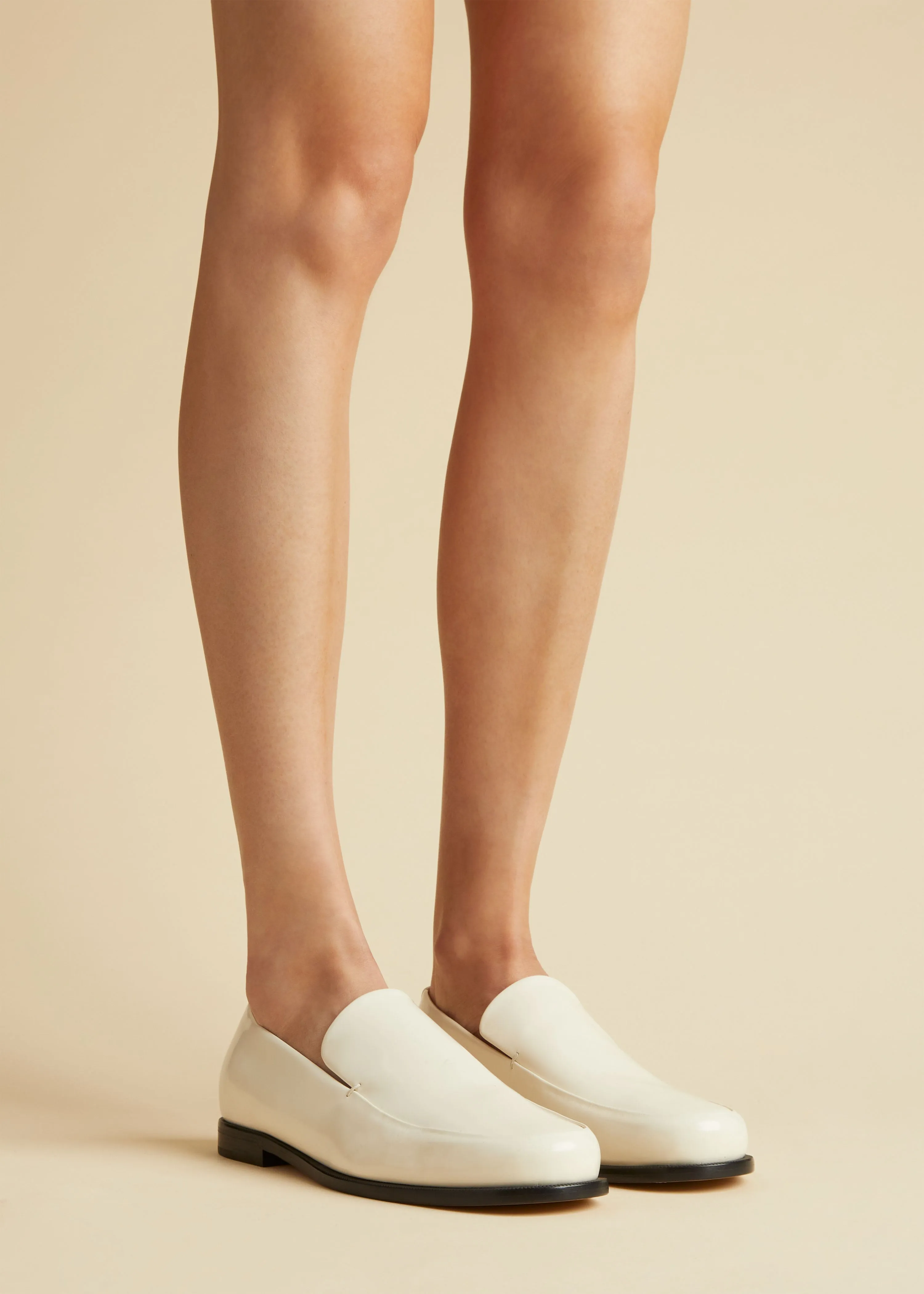 The Alessio Loafer in Off-White Leather sold by KHAITE product image thumbnail 5