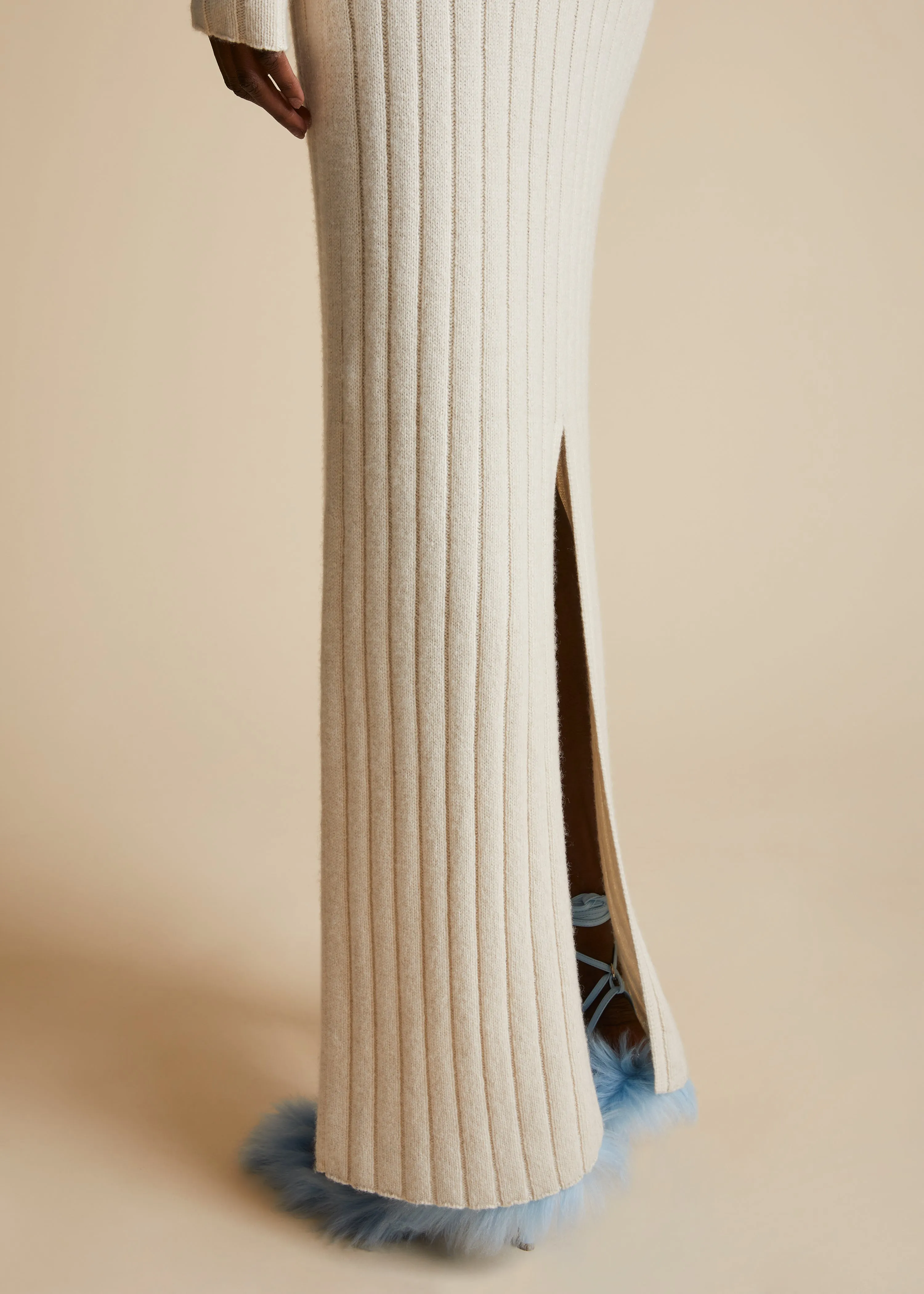 The Hans Dress in Magnolia sold by KHAITE product image thumbnail 5