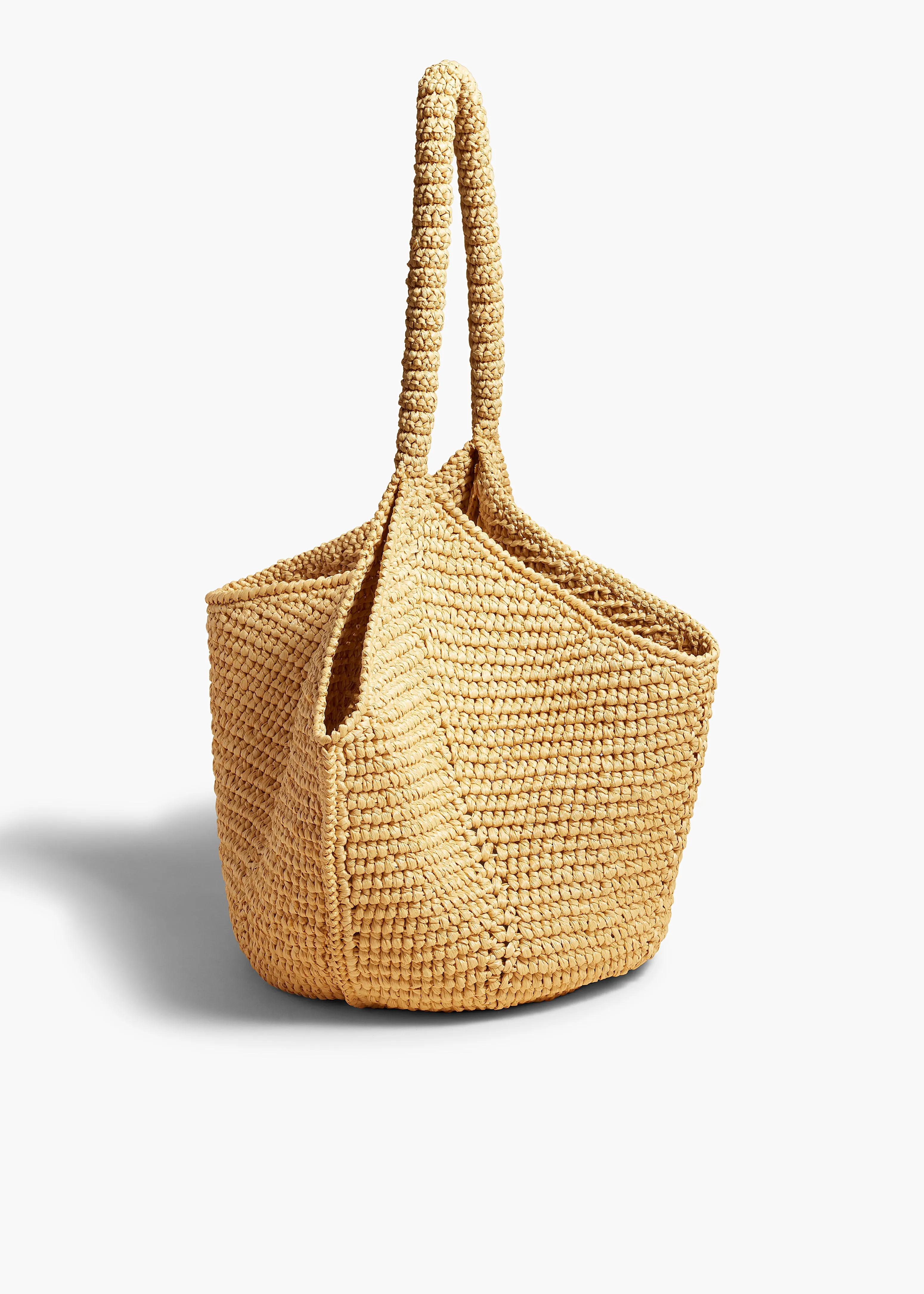 Medium Lotus Tote in Natural Raffia sold by KHAITE product image thumbnail 2