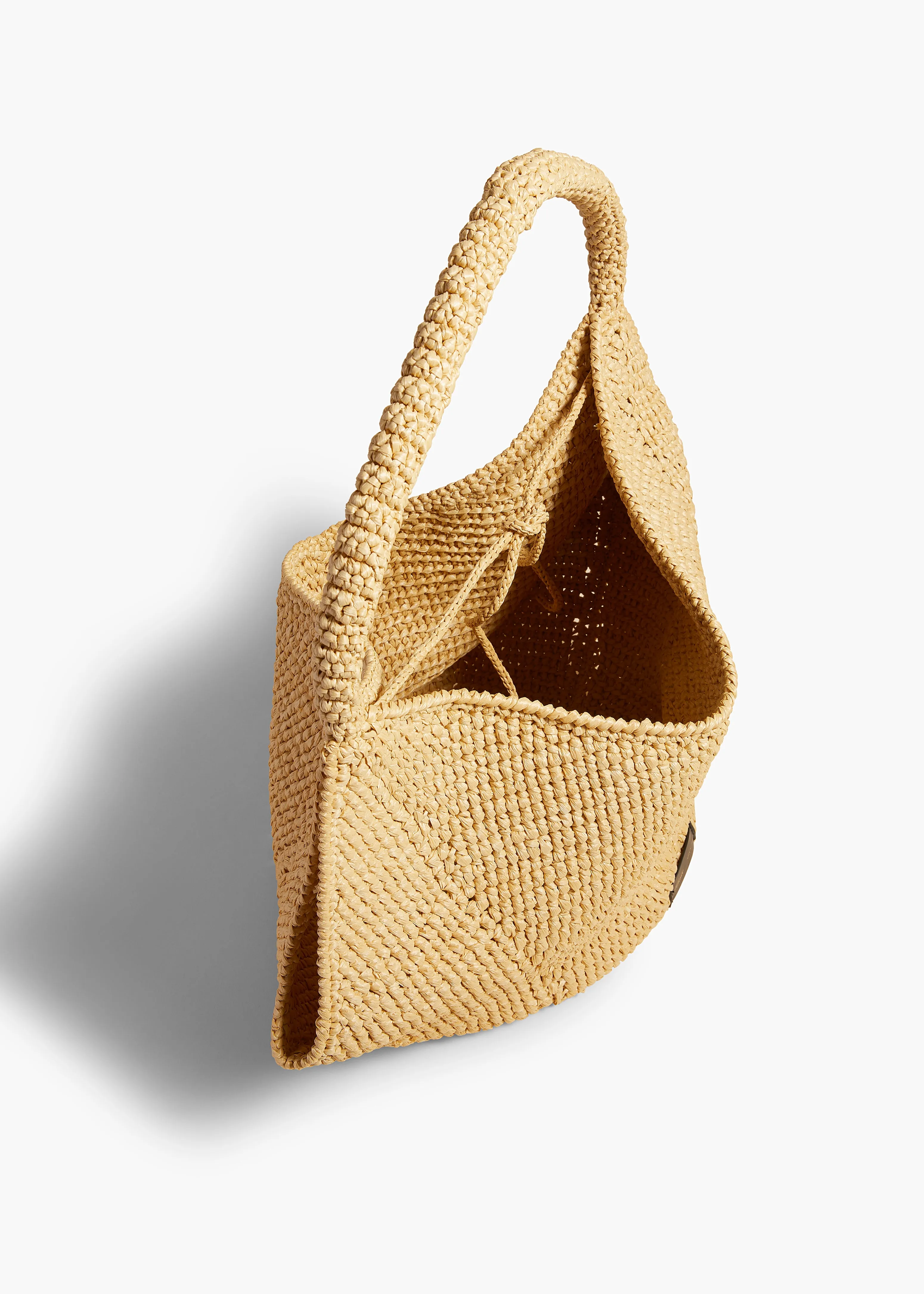 Medium Lotus Tote in Natural Raffia sold by KHAITE product image thumbnail 3