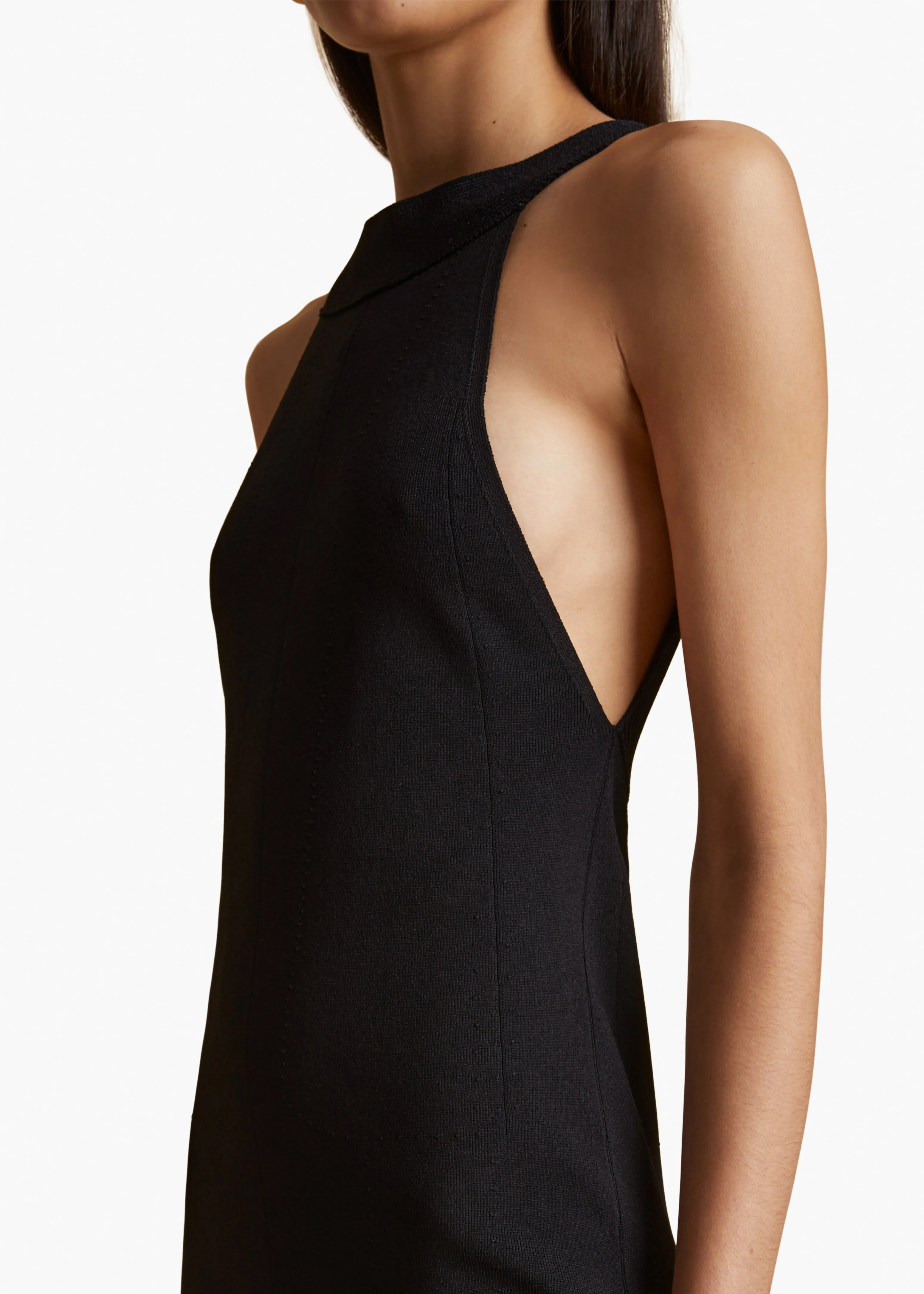 Media Dress in Black sold by KHAITE product image thumbnail 5