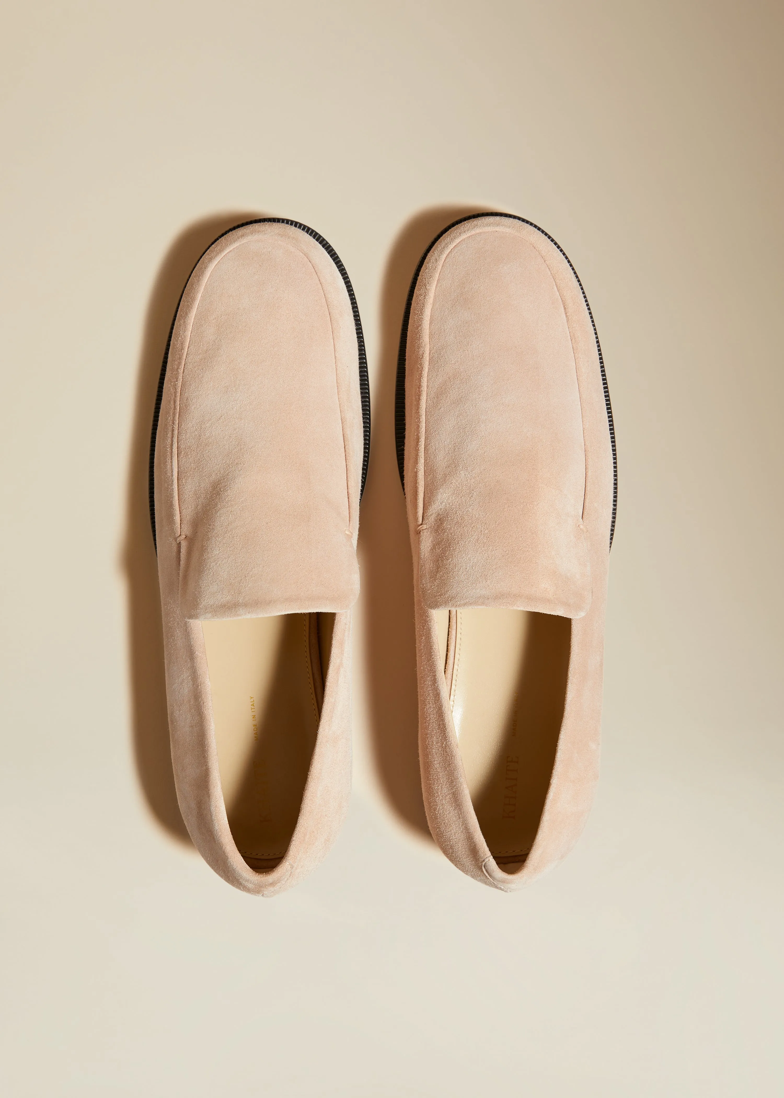 The Alessio Loafer in Blush Suede sold by KHAITE product image thumbnail 3