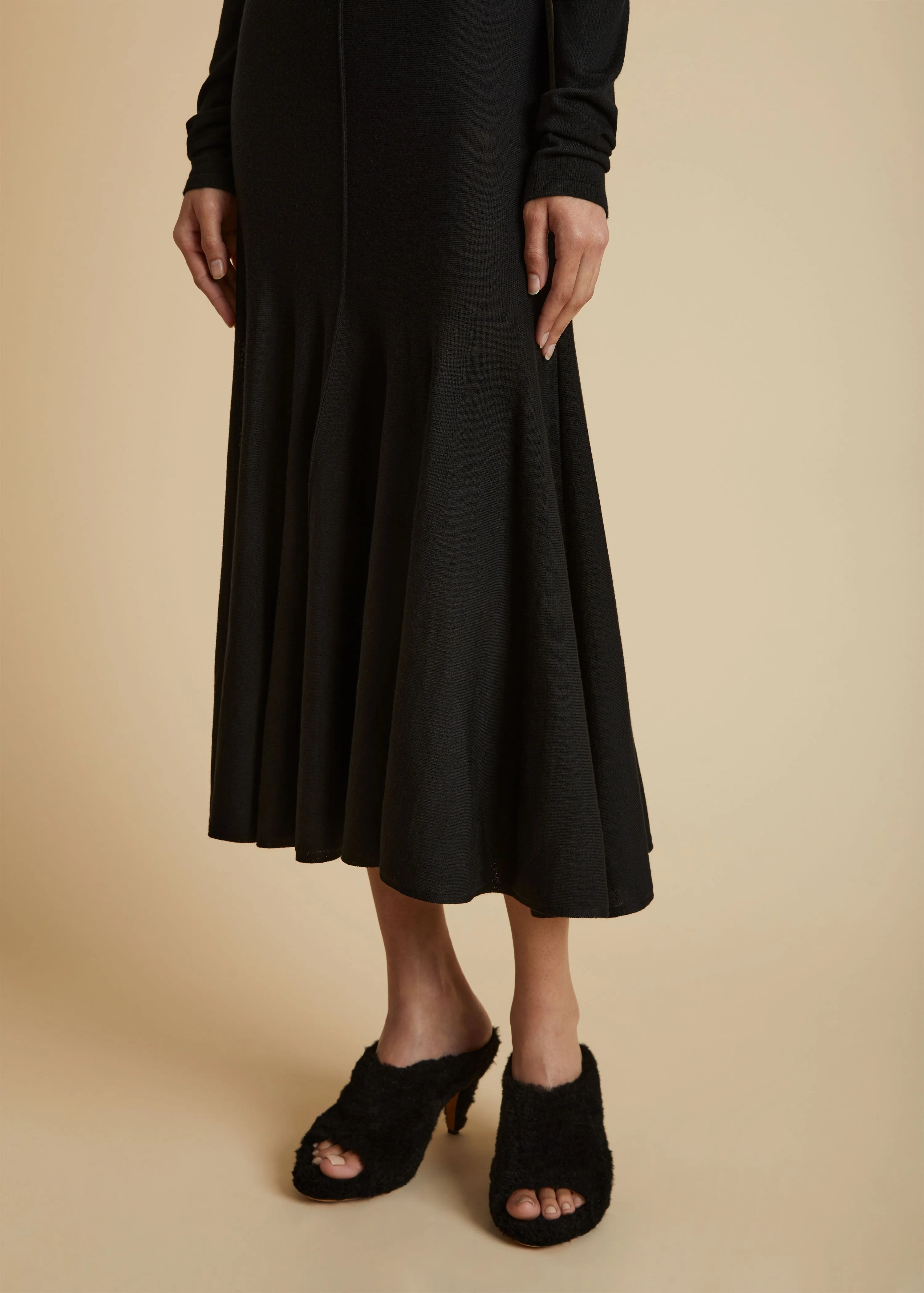 The Dany Dress in Black sold by KHAITE product image thumbnail 4