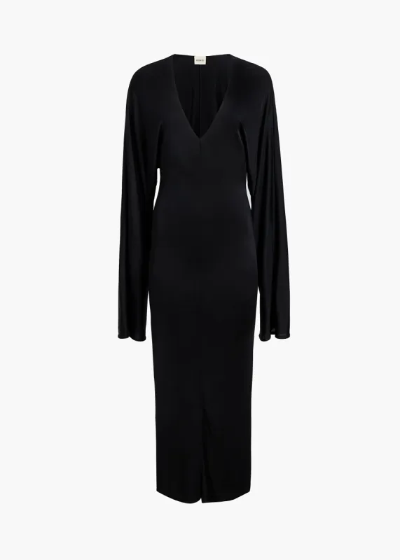 Minter Dress in Black sold by KHAITE