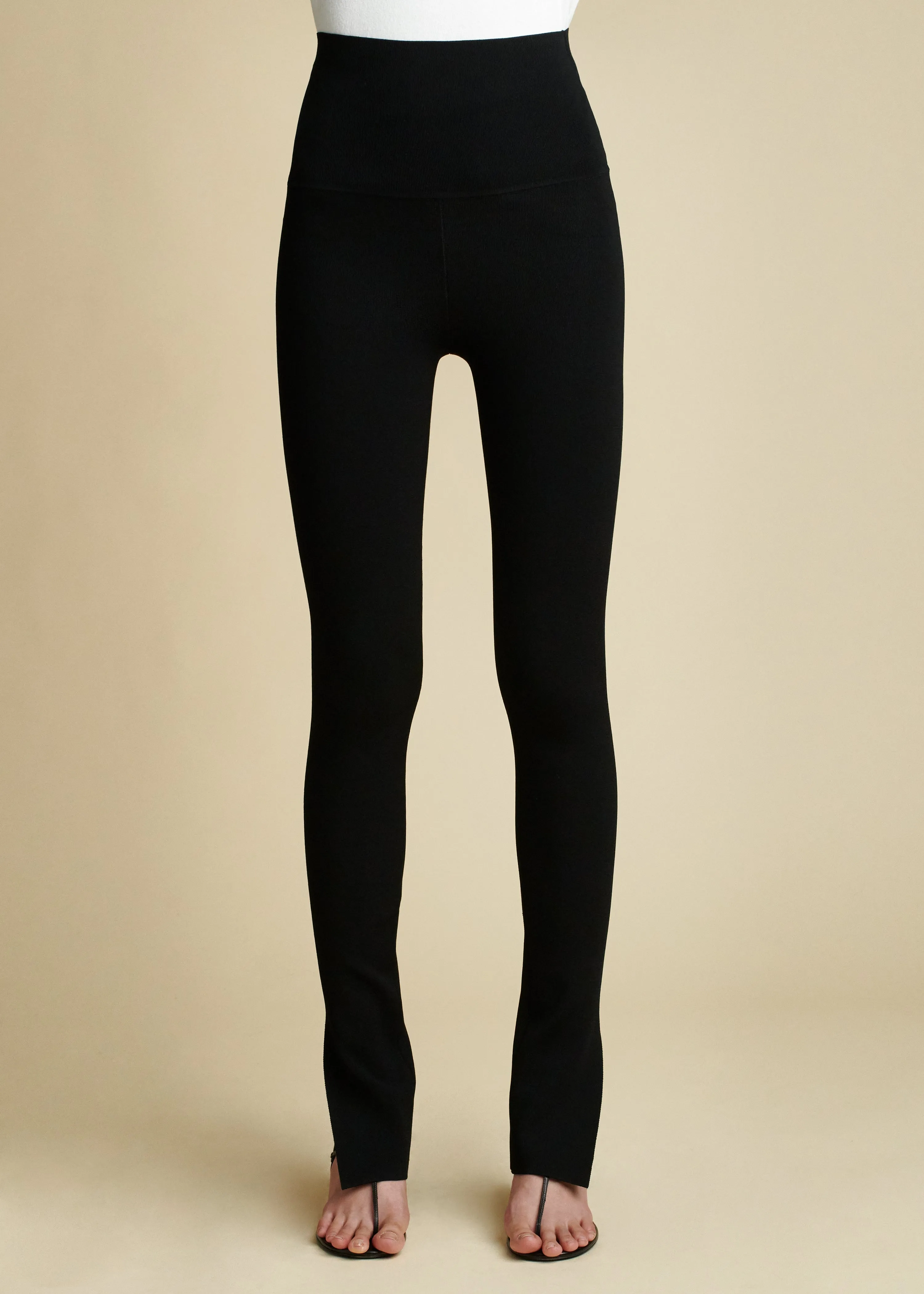 The Roonie Legging in Black sold by KHAITE product image thumbnail 2
