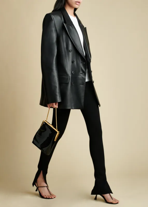 The Roonie Legging in Black sold by KHAITE