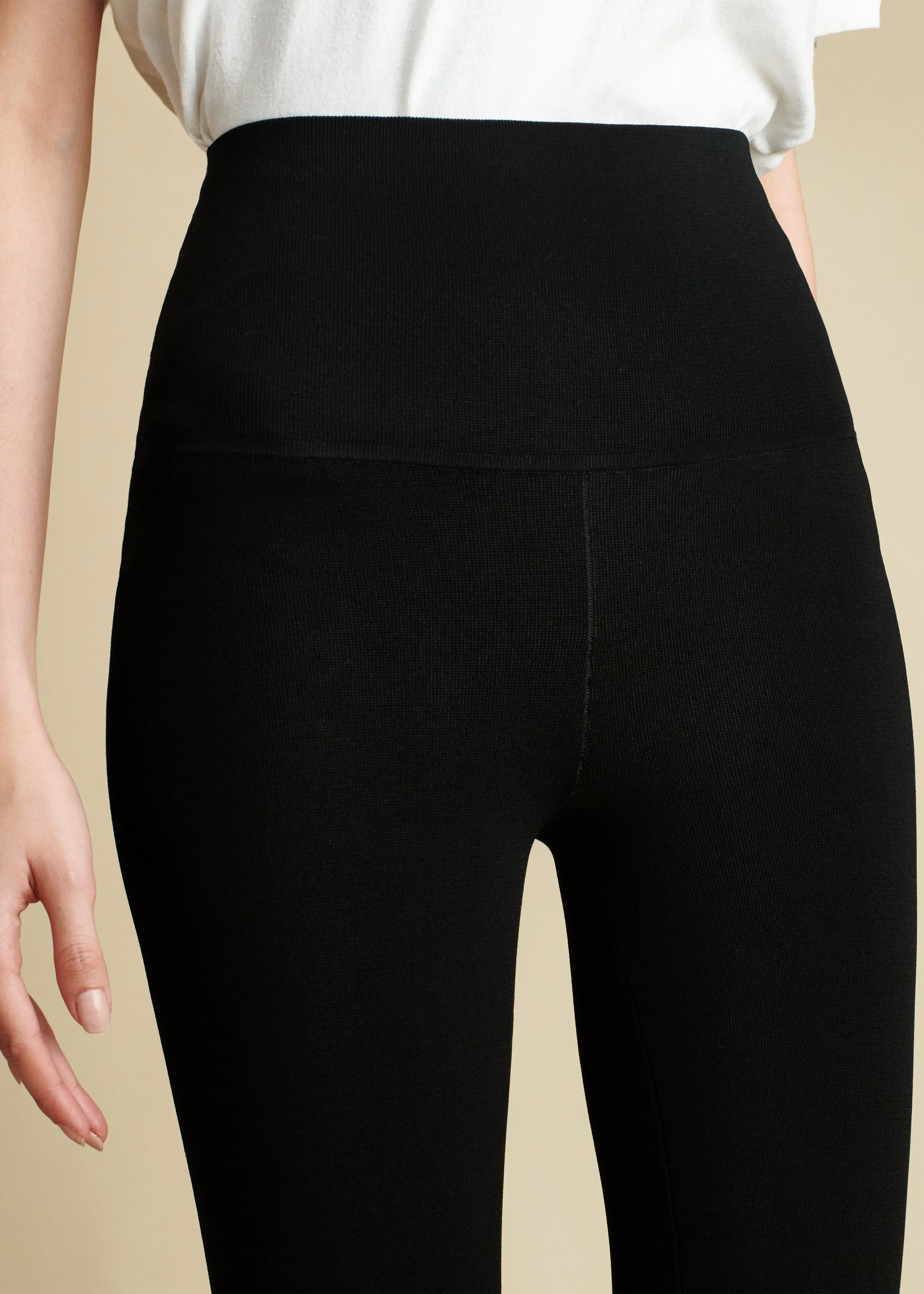 The Roonie Legging in Black sold by KHAITE product image thumbnail 4