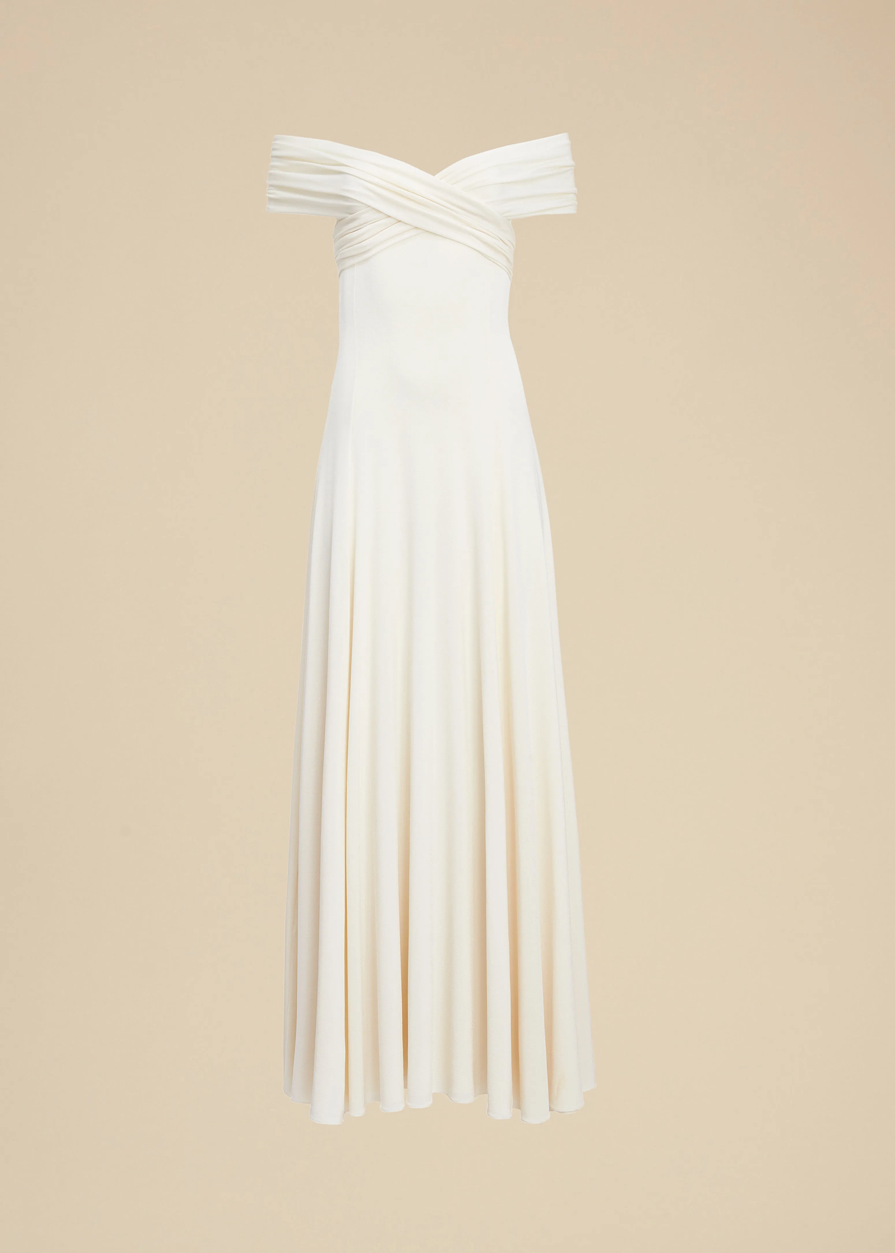 Bruna Dress in Cream sold by KHAITE