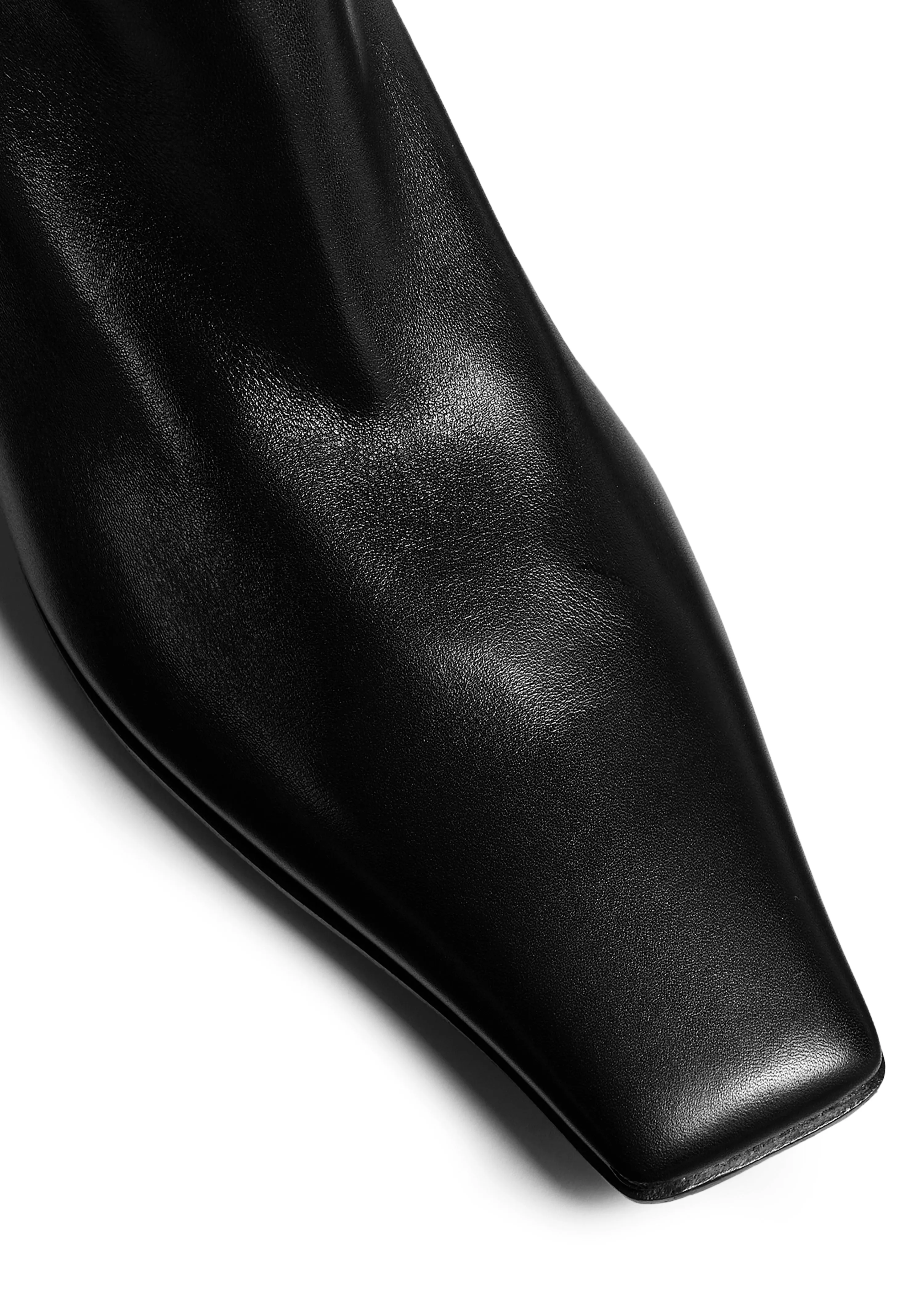 Marfa Knee-High Boot in Black Leather sold by KHAITE product image thumbnail 4