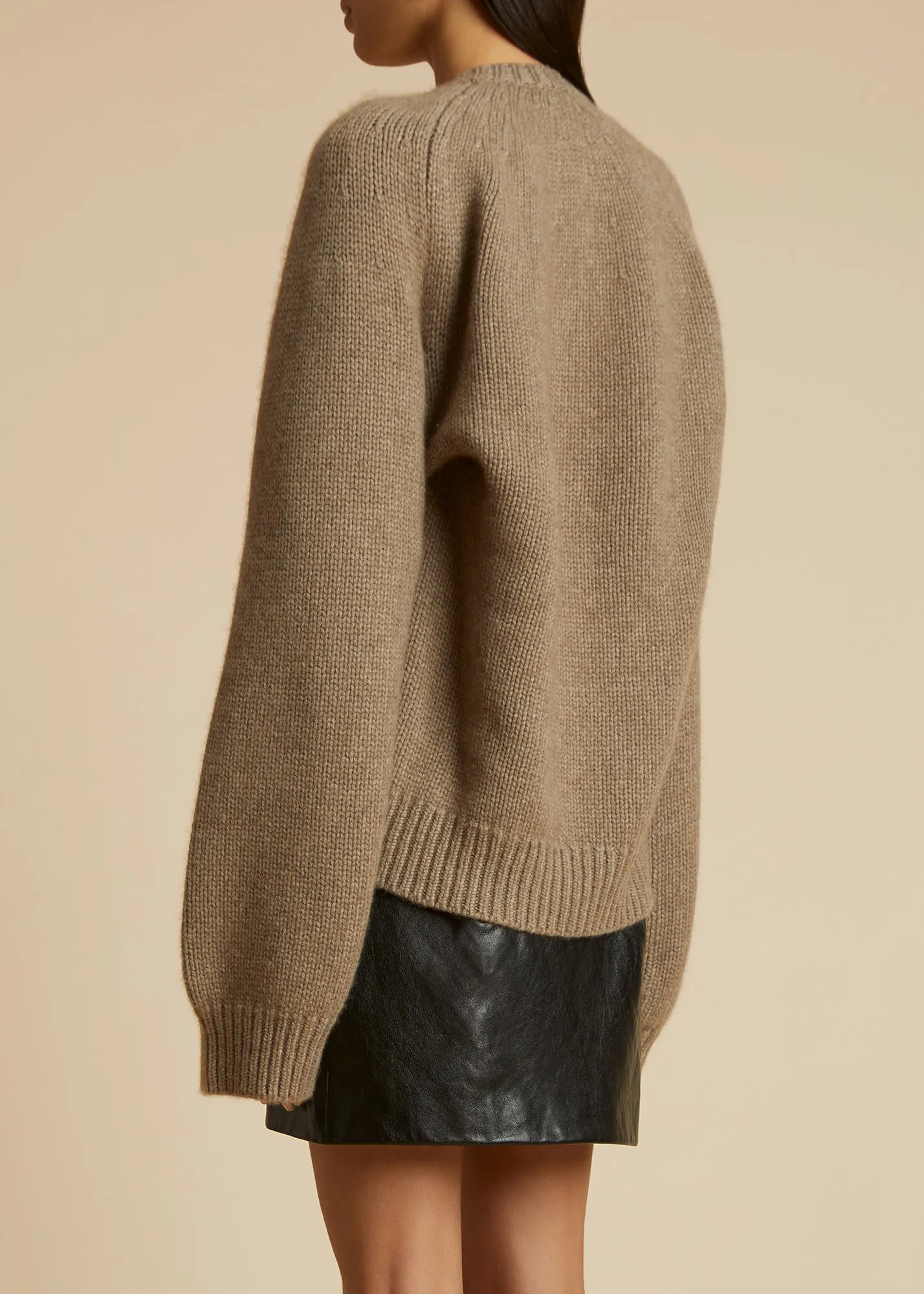 The Emili Cardigan in Barley sold by KHAITE product image thumbnail 4