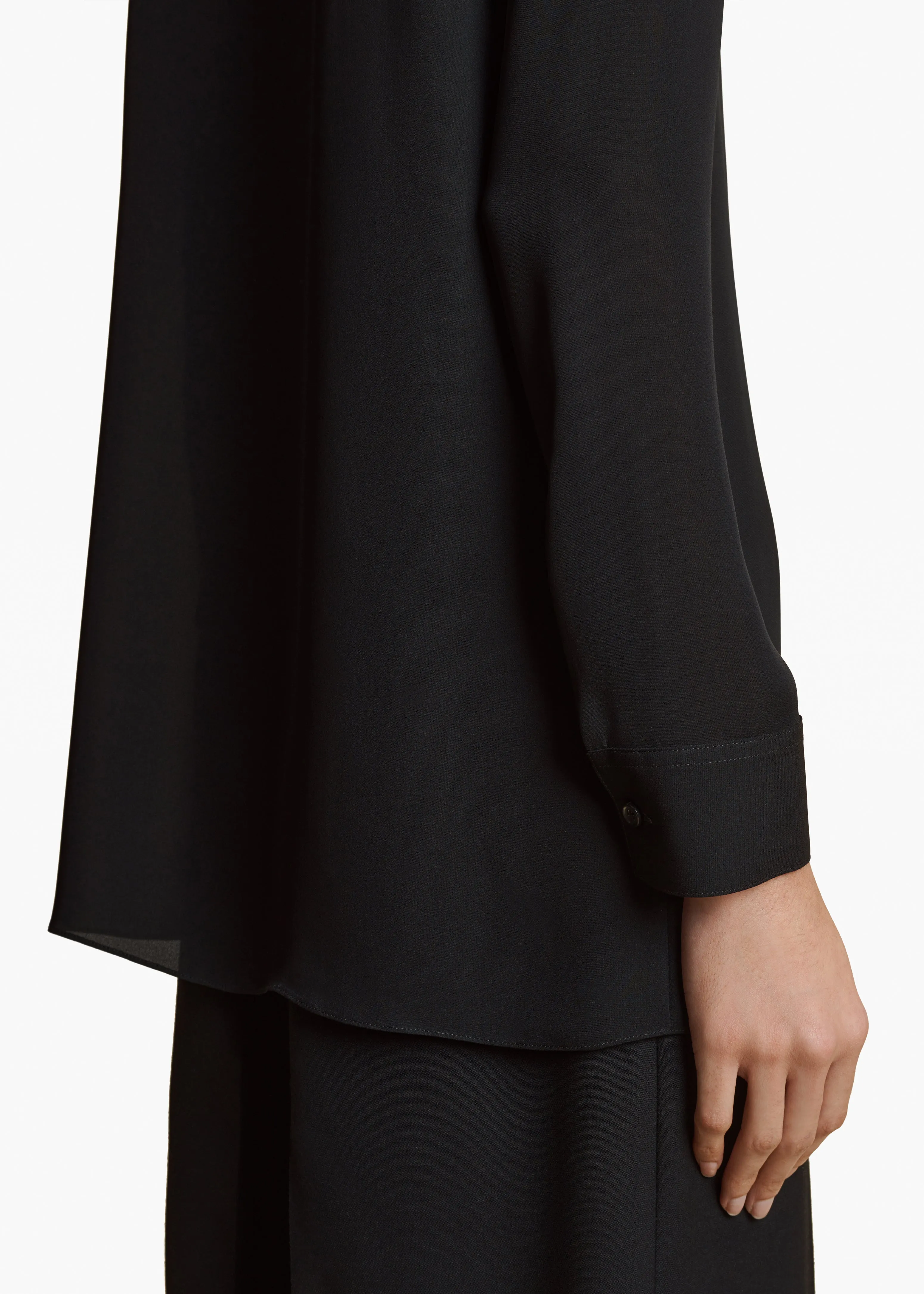 Luka Top in Black sold by KHAITE product image thumbnail 5