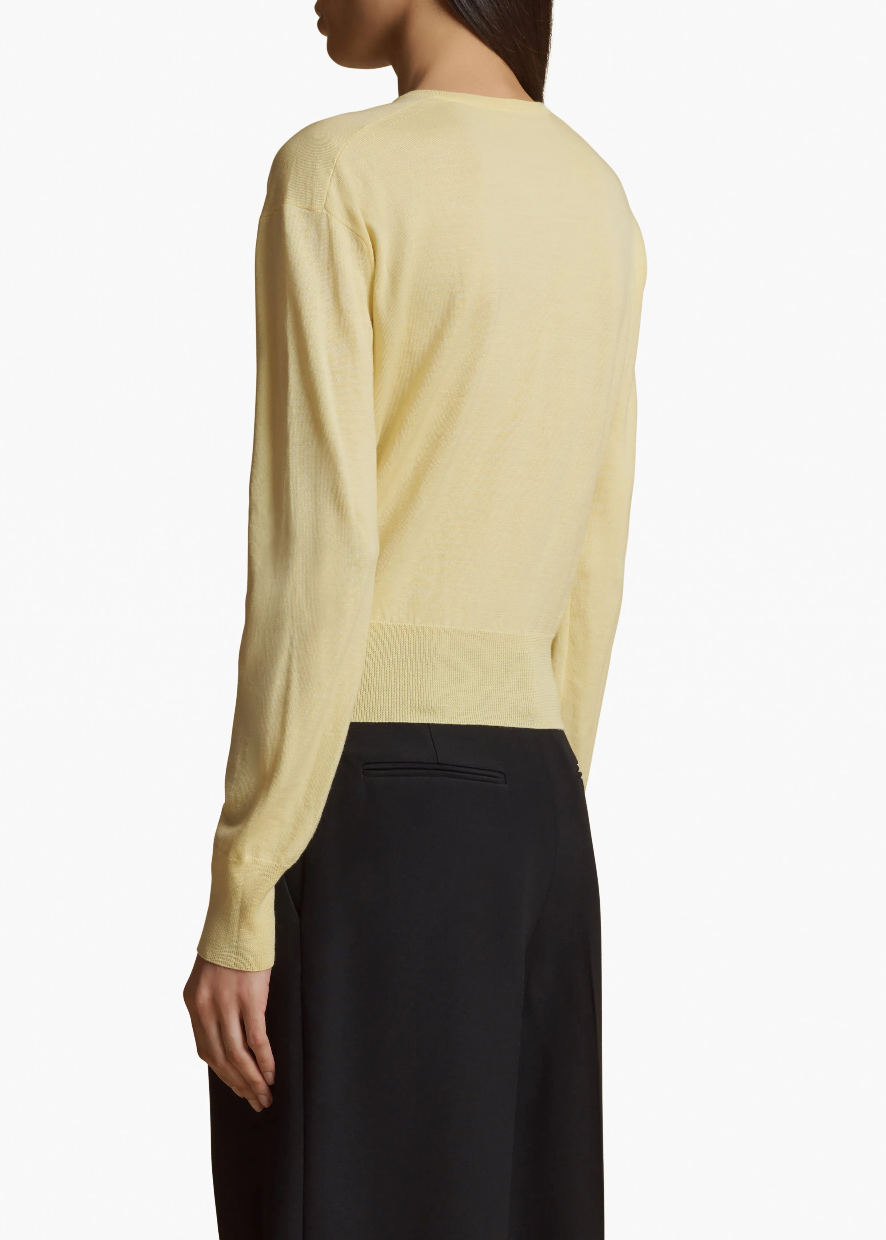 Jackie Cardigan in Yuzu sold by KHAITE product image thumbnail 4